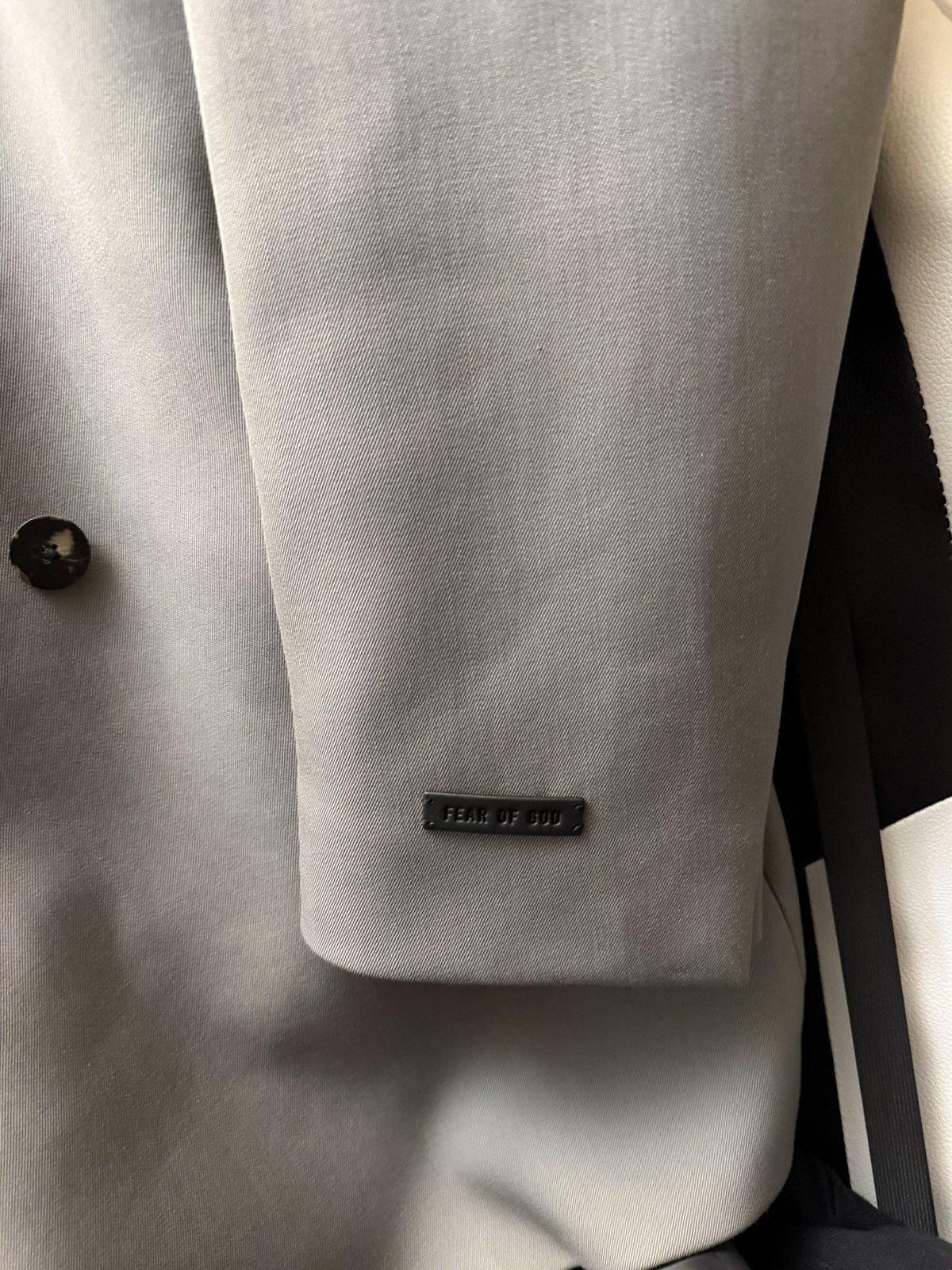 Fear of God Eternal Twill California Blazer Dusty Concrete Size 48L - 14 Thumbnail