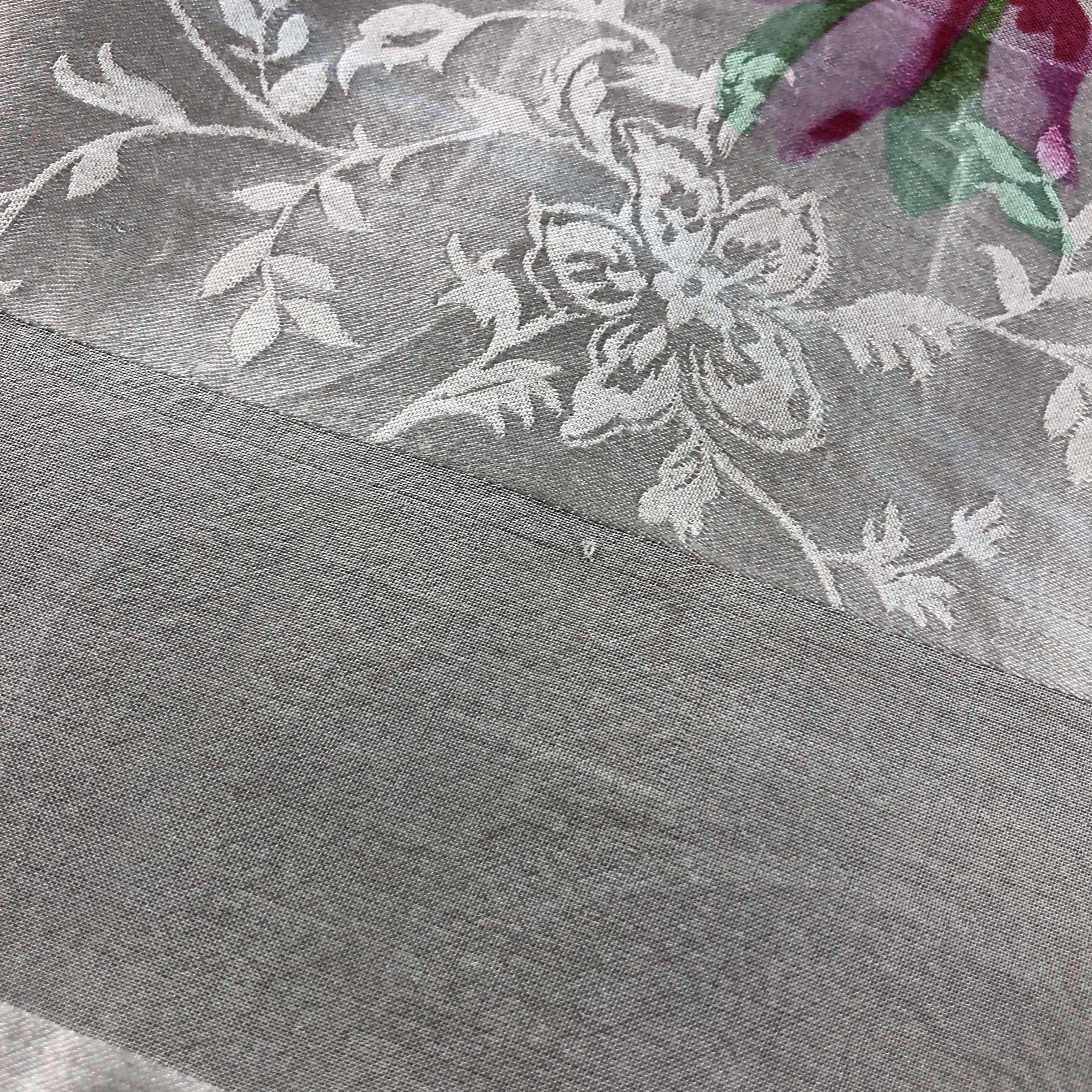 Hanae Mori Vintage Hanae Mori Floral Silk Scarf M1261 Size ONE SIZE - 10 Thumbnail