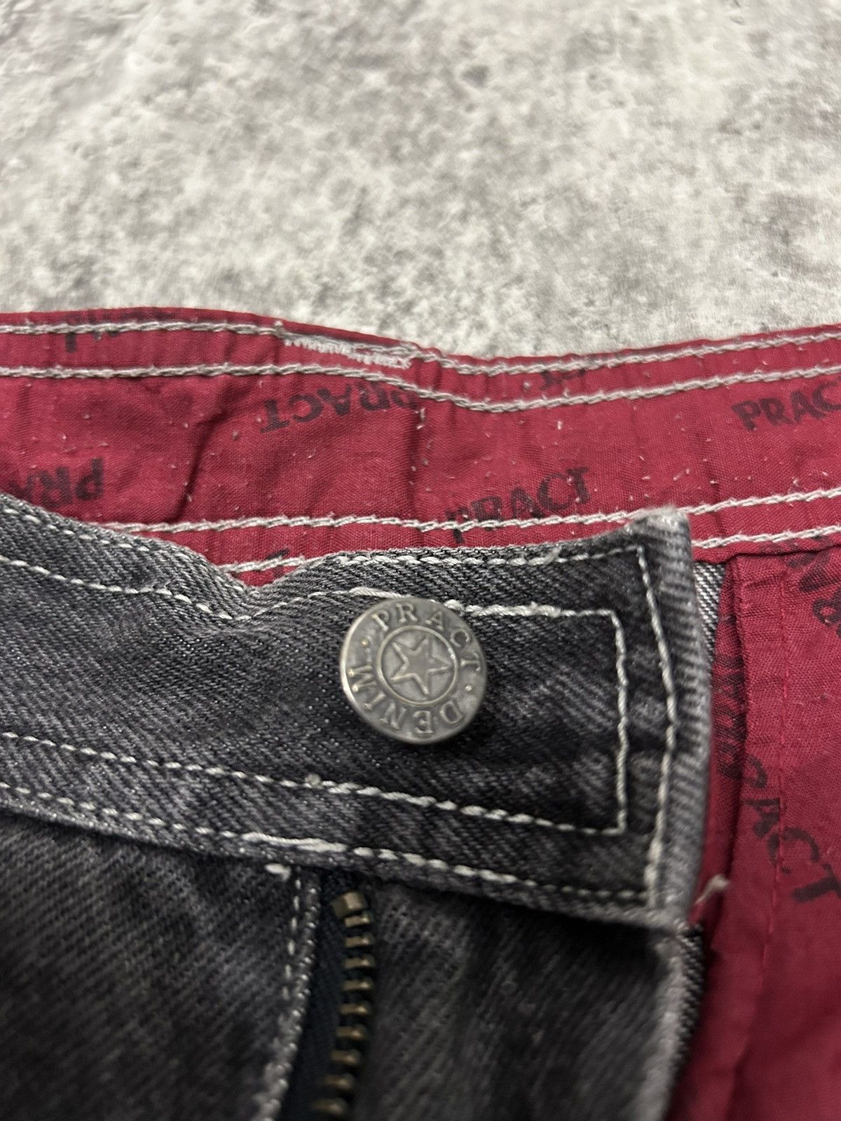 JNCO × Vintage Vintage Pract Denim Cargo Baggy Pants Size US 35 - 10 Thumbnail