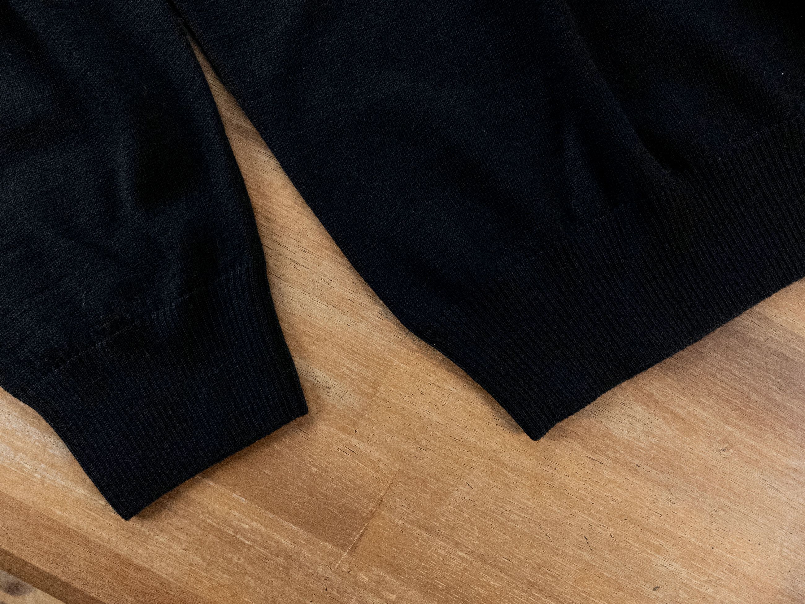 Fay FAY black virgin wool crewneck sweater 56 XXXL 3XL NWT Size US XXL / EU 58 / 5 - 4 Thumbnail