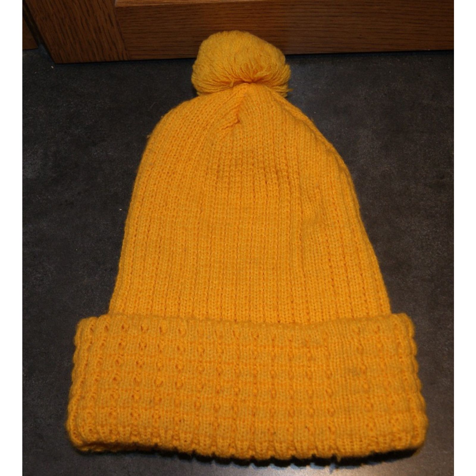 Vintage VTG Masonic Shriner Circle Patch Winter Knit Hat Ski Cap Pom Size ONE SIZE - 4 Thumbnail
