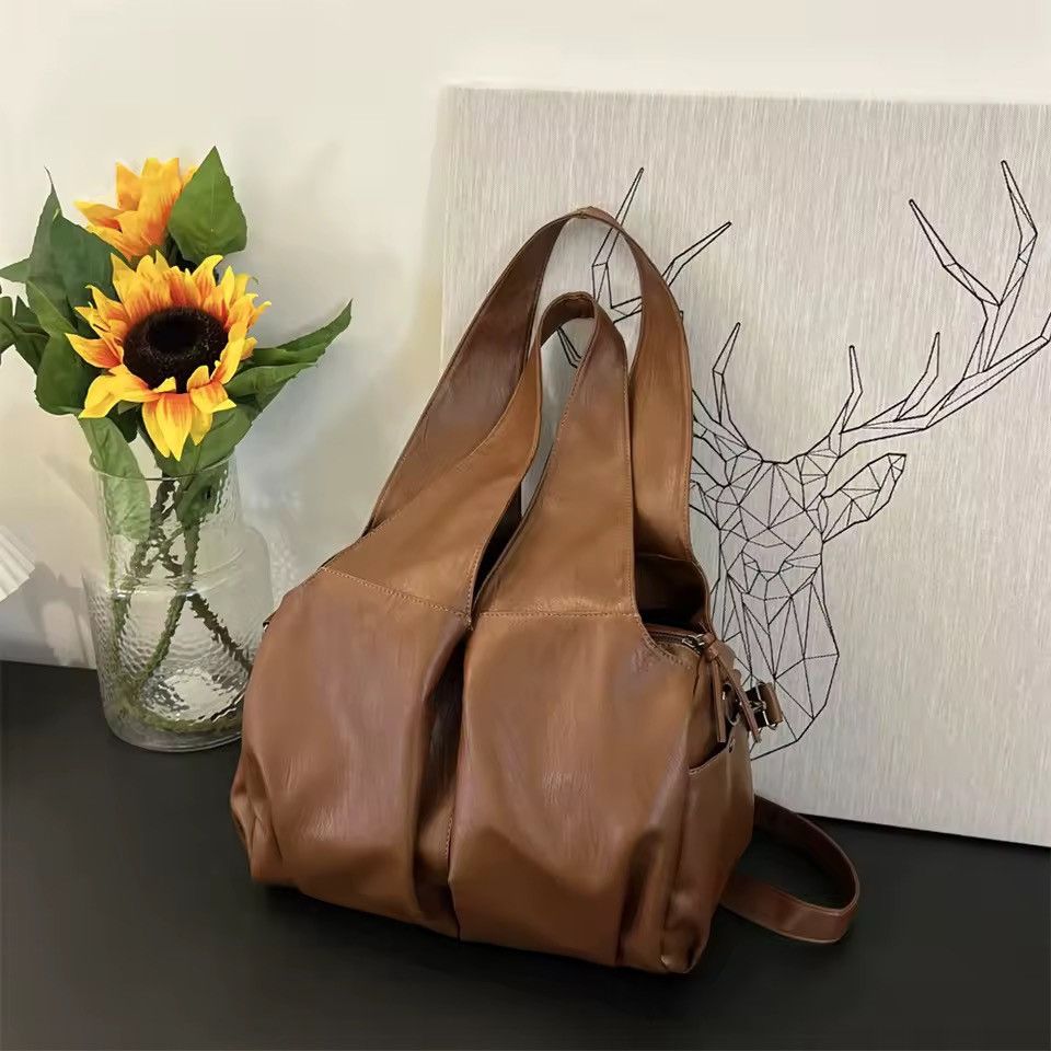 Other Casual Soft PU Leather Crossbody Designer Large Bag Size ONE SIZE - 2 Thumbnail