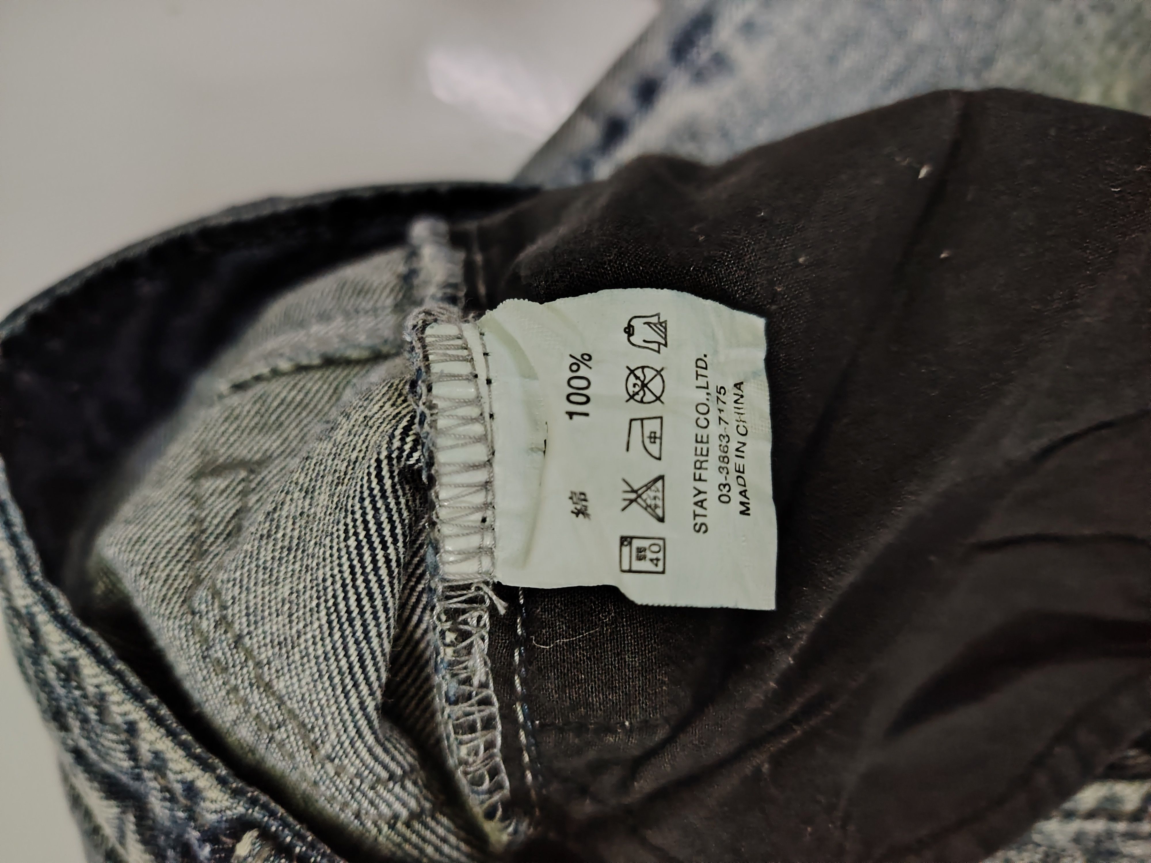 Revenge SEXPOT REVENGE Punk Anorak Bleach Wash Demon Jeans Size US 30 / EU 46 - 12 Thumbnail