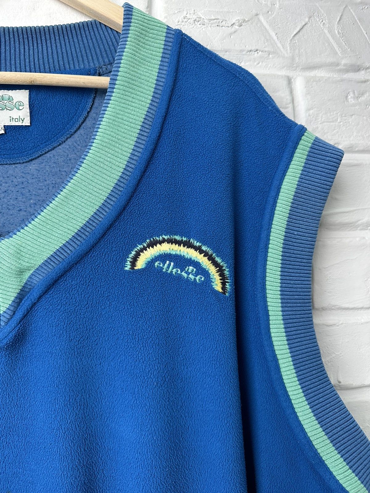 Ellesse Vintage ELLESSE Fleece Vest Sweatshirt size XL Size US XL / EU 56 / 4 - 5 Thumbnail