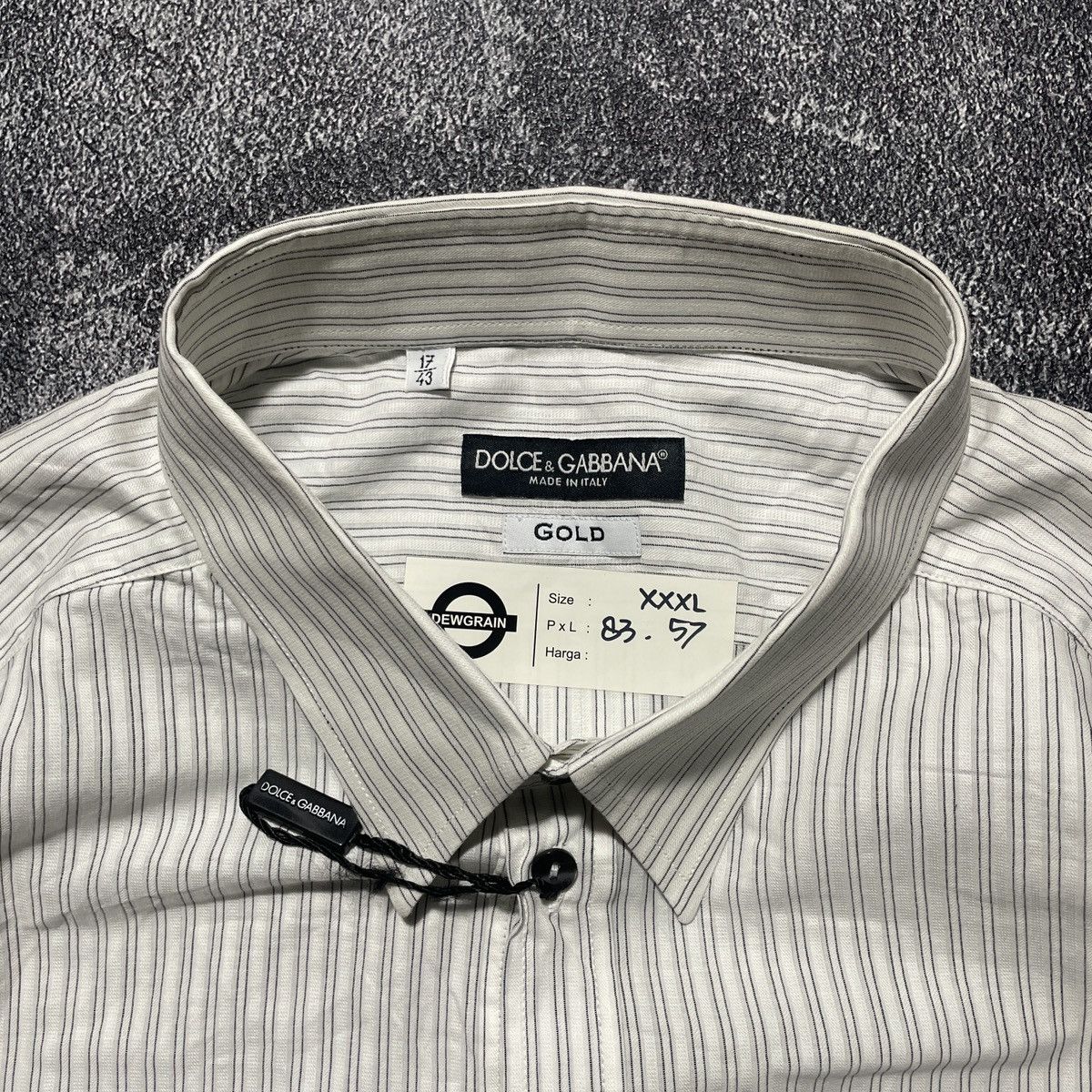 Adidas × Dolce & Gabbana Dolce & Gabbana Gold Shirts Rare Size US XXL / EU 58 / 5 - 4 Thumbnail