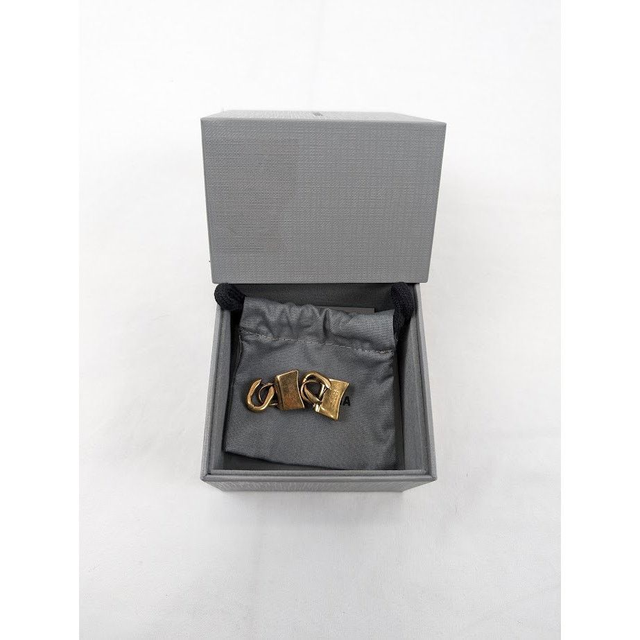 Balenciaga o1rshd1 Size: OS / Bag Earrings Bronze & Brass Antique Gold Size ONE SIZE - 9 Thumbnail