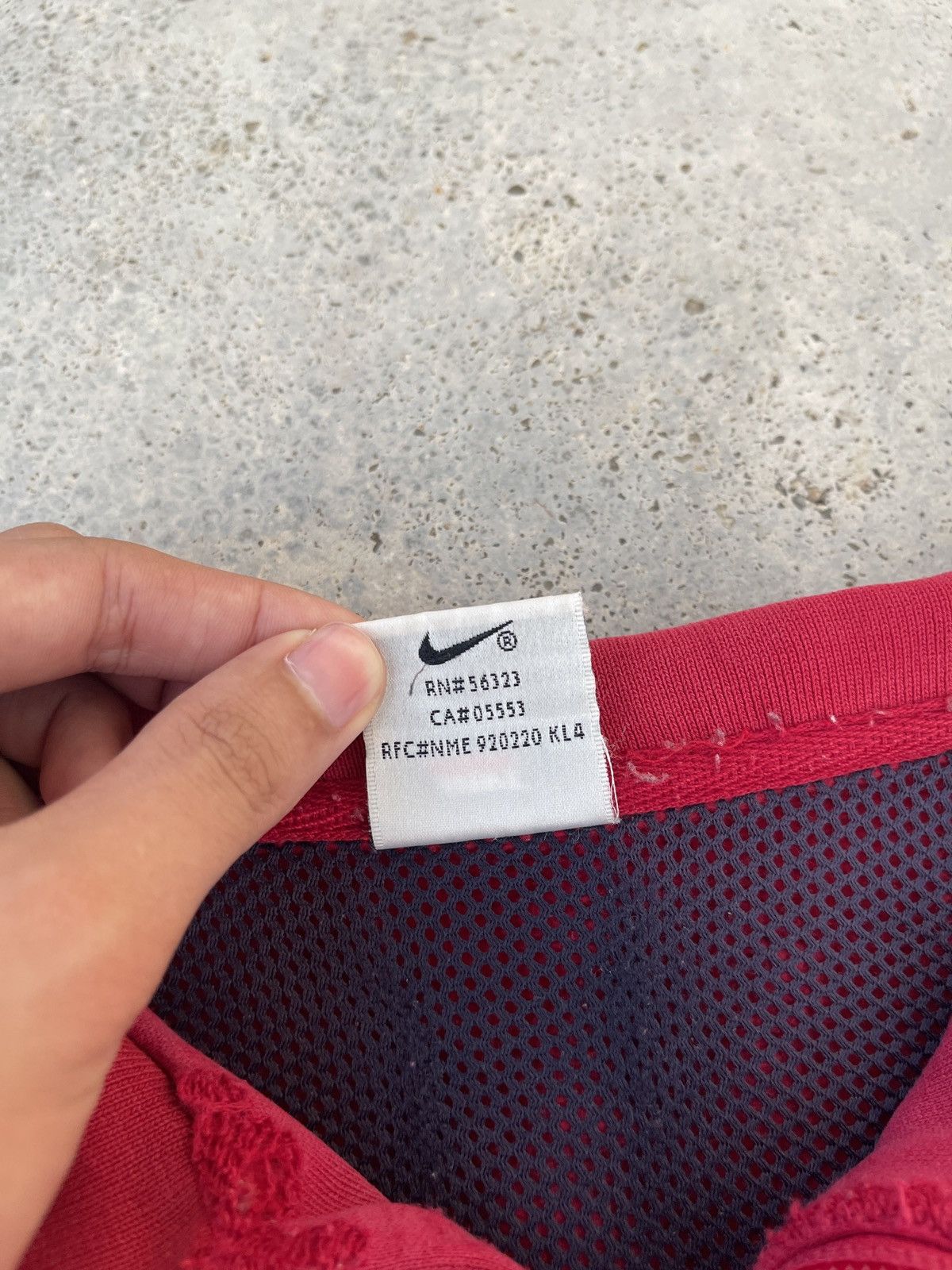 Nike × Vintage Vintage 90s Distressed Nike Half Zipper Sweatshirt Size US XXL / EU 58 / 5 - 12 Thumbnail