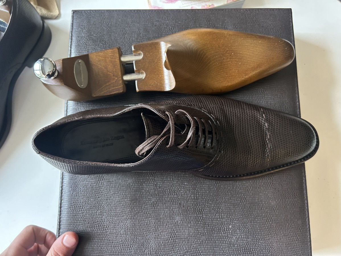 Ermenegildo Zegna Ermenegildo Zegna Goodyear-welted Oxford Size US 8.5 / EU 41-42 - 4 Thumbnail