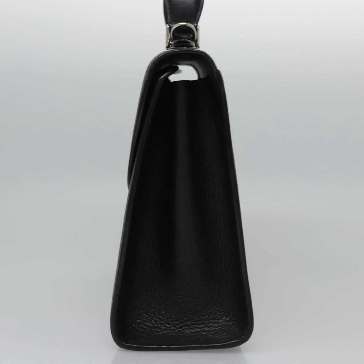 Burberry Black Leather Handbag (Pre-Owned) Size ONE SIZE - 1 Thumbnail