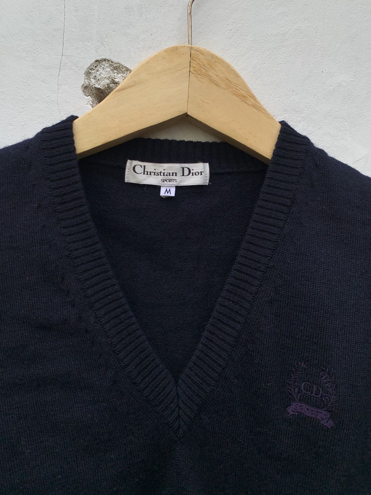 Dior Vintage 80/90’s Christian dior sports knitted vest Size US M / EU 48-50 / 2 - 2 Thumbnail