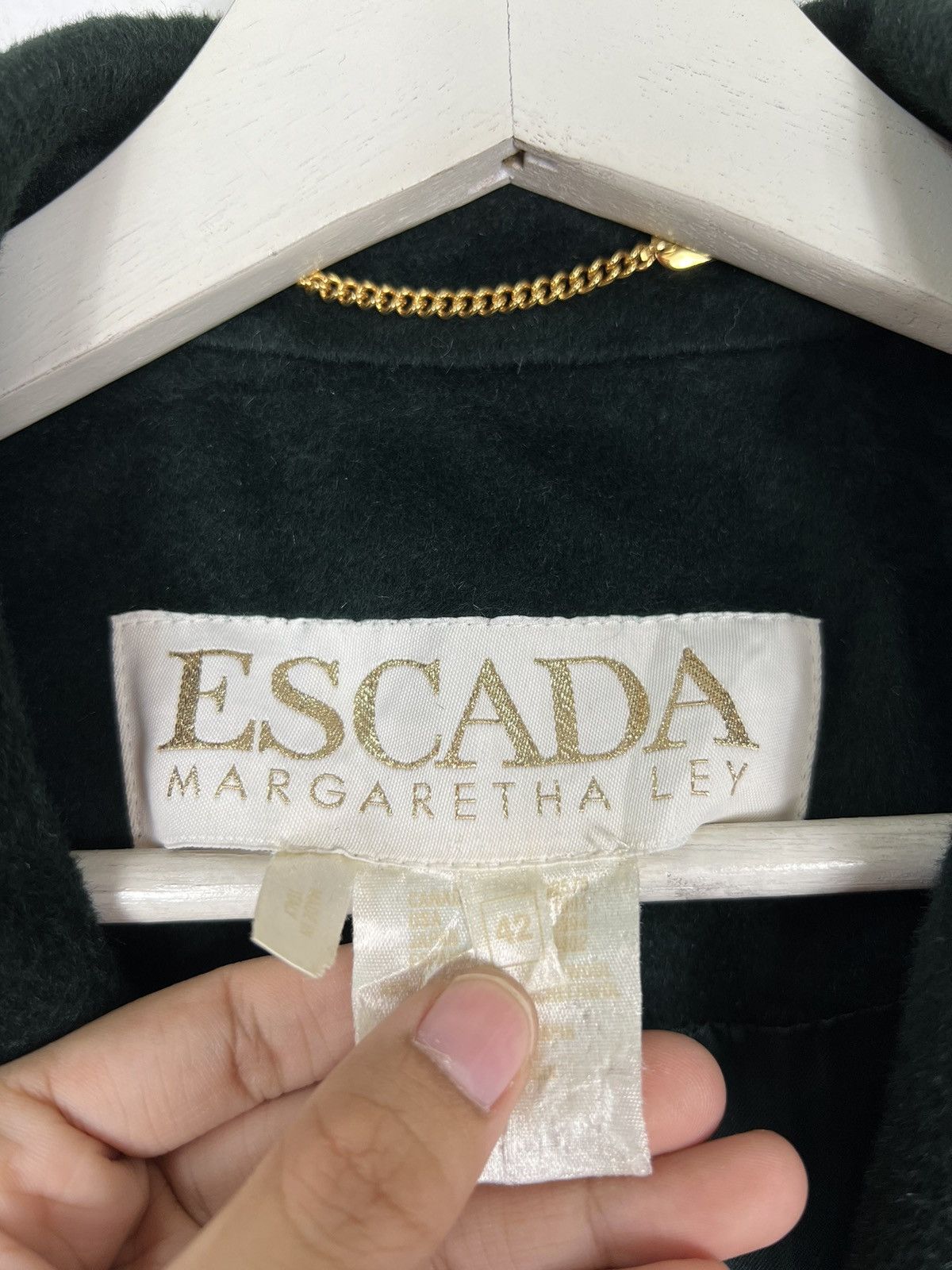 Escada 🔥 ESCADA OVERCOAT Size US S / EU 44-46 / 1 - 12 Thumbnail