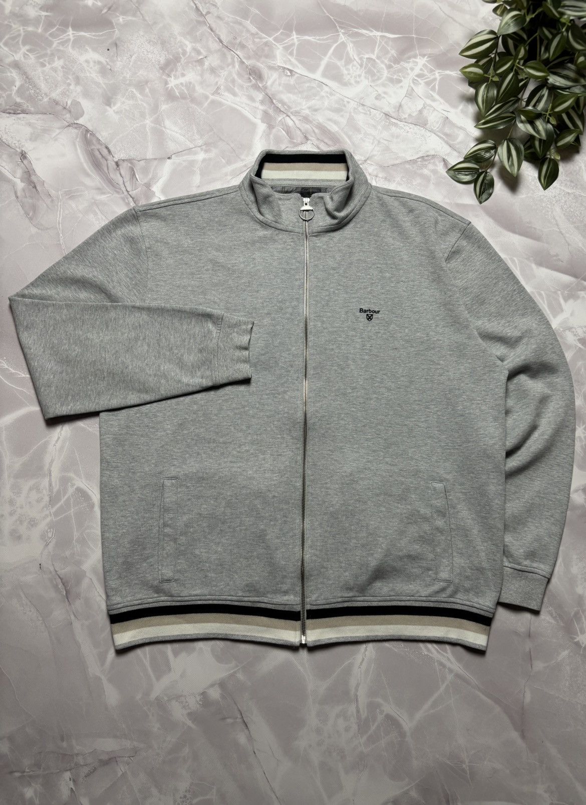Barbour Barbour Merewood Full Zip Sweatshirt Heather Mens 2XL Size US XXL / EU 58 / 5 - 1 Thumbnail