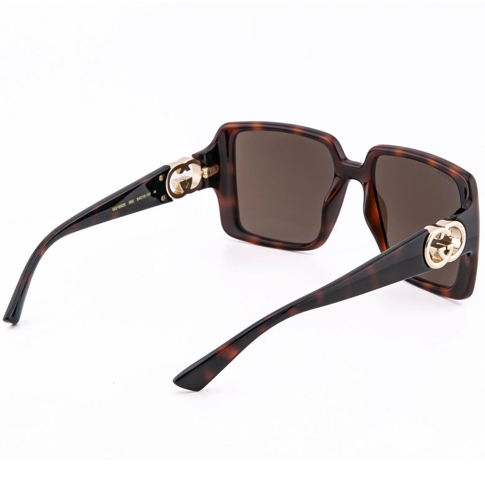 Gucci GUCCI GG1692S Brown Geometric 1692 Fashion Sunglasses 002 Size ONE SIZE - 3 Thumbnail