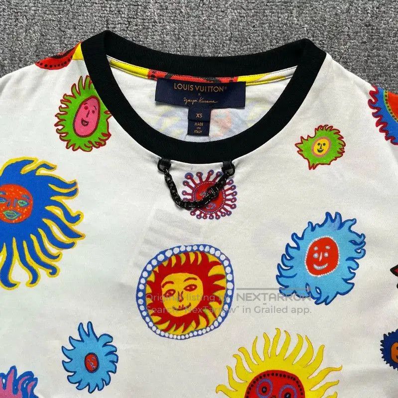 Louis Vuitton Louis Vuitton Colorful Graphic Cotton T. Size XS / US 0-2 / IT 36-38 - 4 Thumbnail