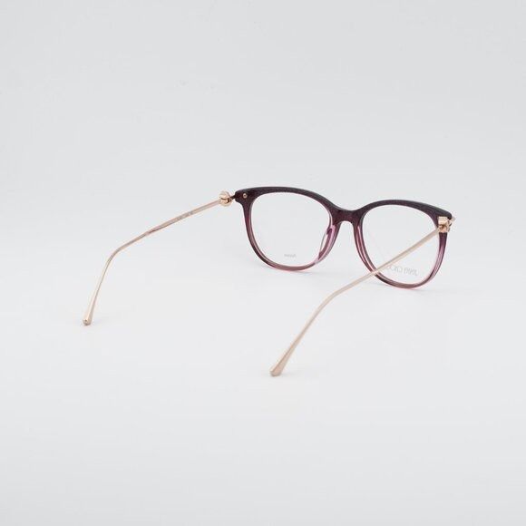 Jimmy Choo Jimmy Choo JC263 0EGL 00 Eyeglasses Burgundy/Gold 52mm Size ONE SIZE - 3 Thumbnail