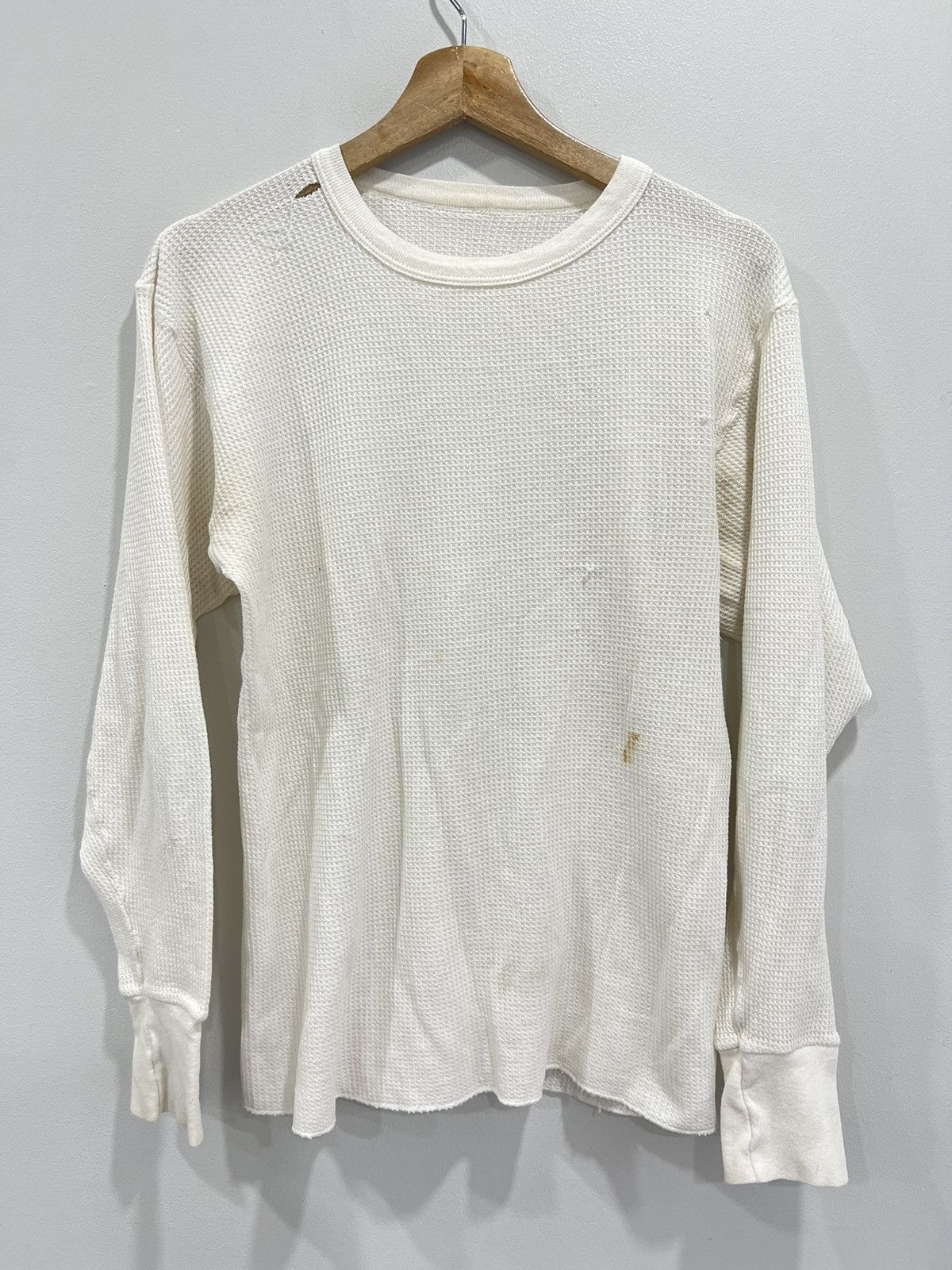 Hanes Vintage Thermal Longsleeve Shirt off white Size US L / EU 52-54 / 3 - 1 Thumbnail