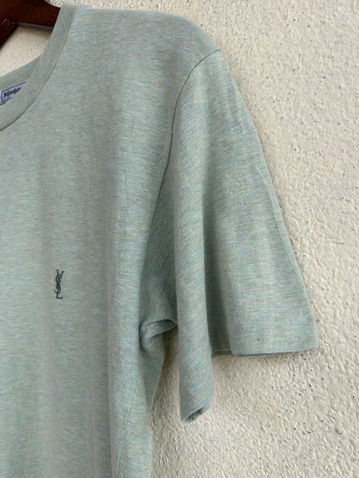 Vintage × Yves Saint Laurent YSL Small Logo Plain Tshirt Size US M / EU 48-50 / 2 - 3 Thumbnail