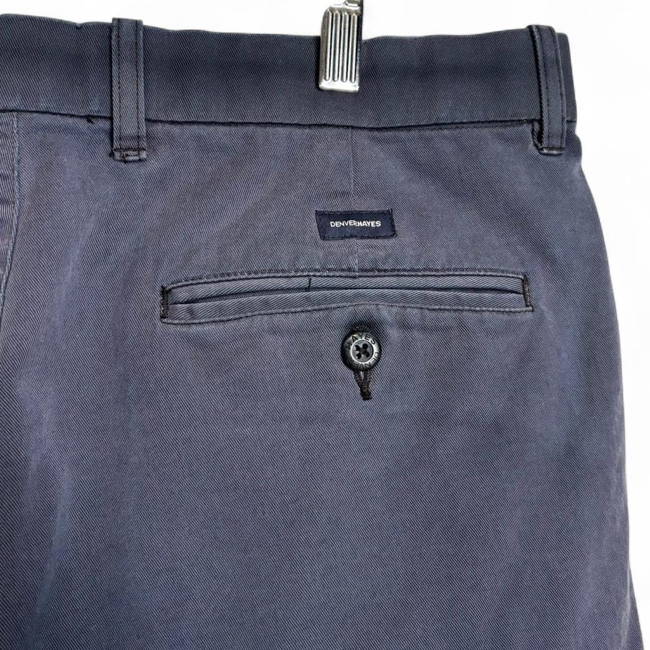 Denver Hayes × Vintage Vintage Style Faded Navy Chino Shorts Size US 36 / EU 52 - 7 Thumbnail