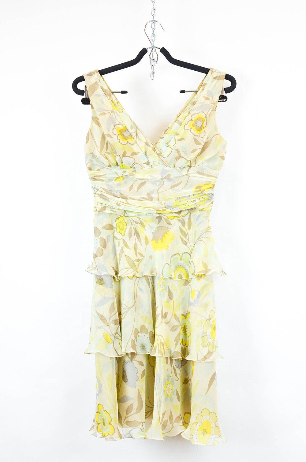Missoni Missoni Floral Silk Tiered Dress – Size IT 40 (US 4) Size S / US 4 / IT 40 - 1 Thumbnail
