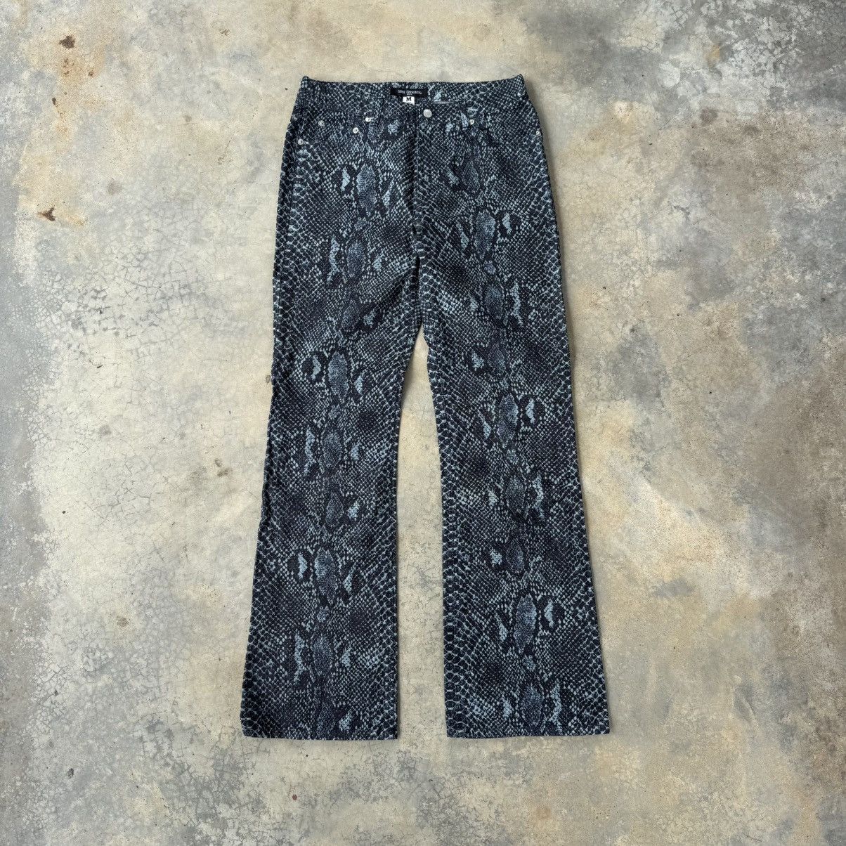 Hysteric Glamour Vintage Ozone Community Flare Snakeskin Hysteric Jeans Size US 28 / EU 44 - 1 Thumbnail
