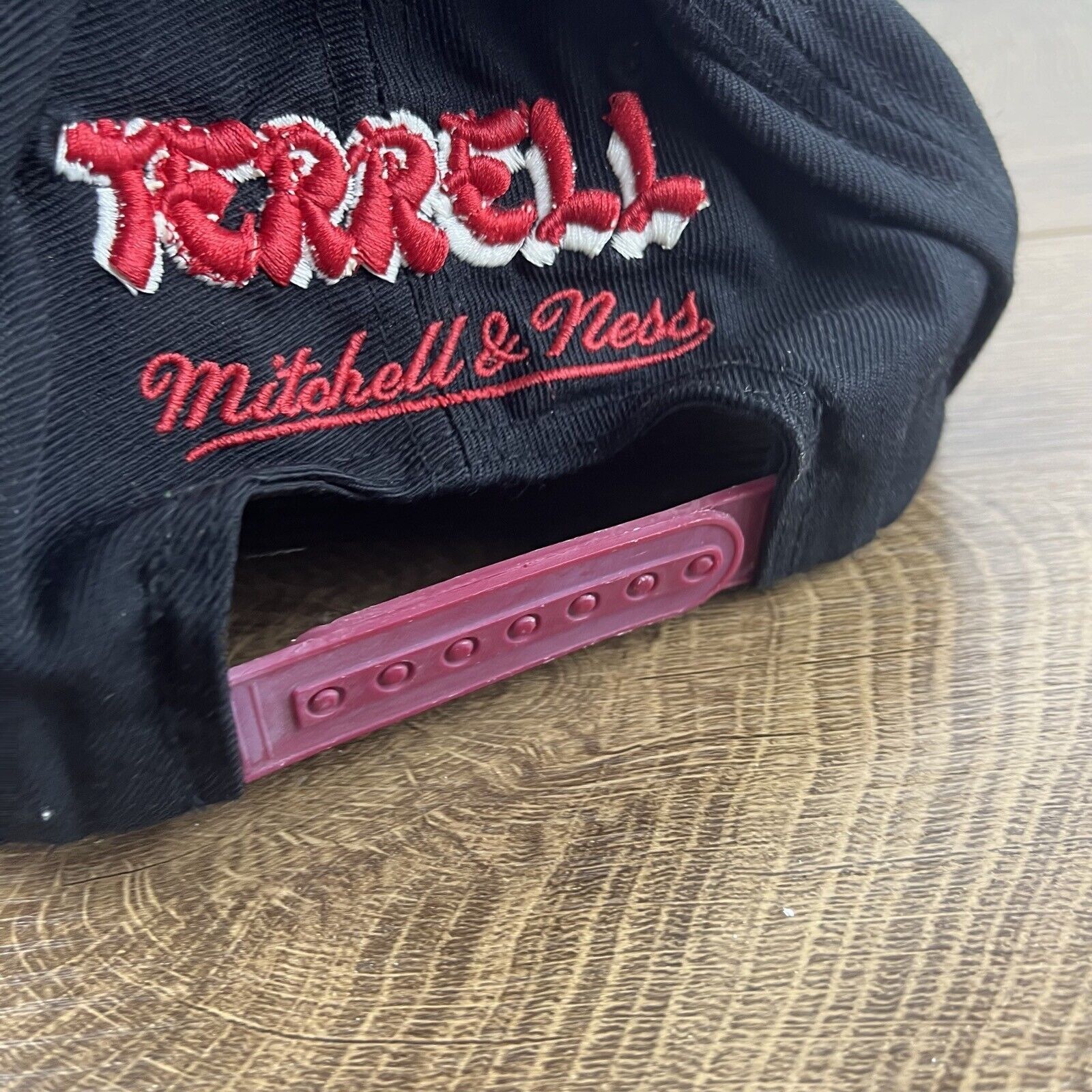 Mitchell & Ness Miami Heat Snapback Hat Black Mitchell & Ness Cap Adjustable Size ONE SIZE - 10 Thumbnail