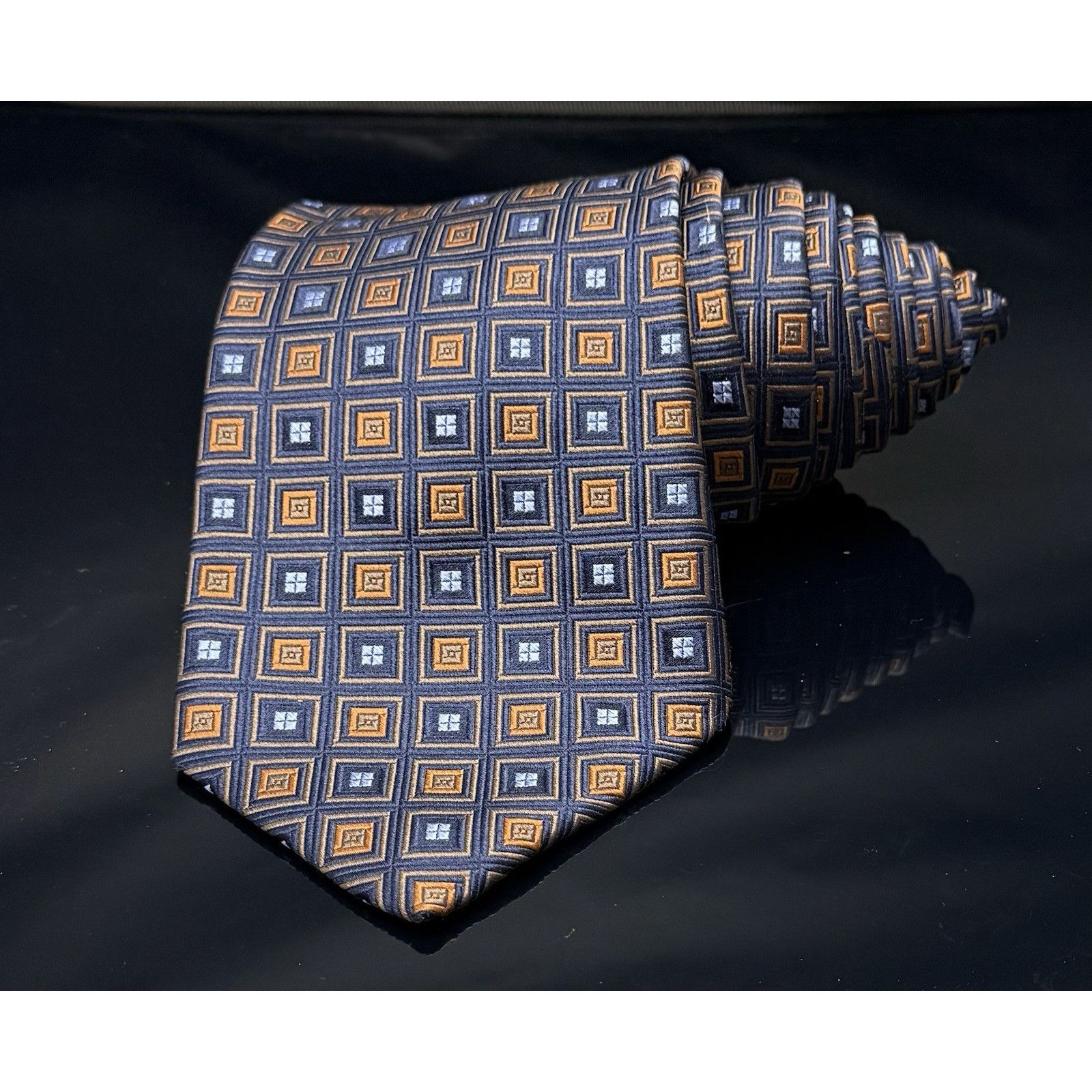 Robert Talbott Robert Talbott Best of Class XL 62" Tie Flower Geometric Wid Size ONE SIZE - 2 Thumbnail