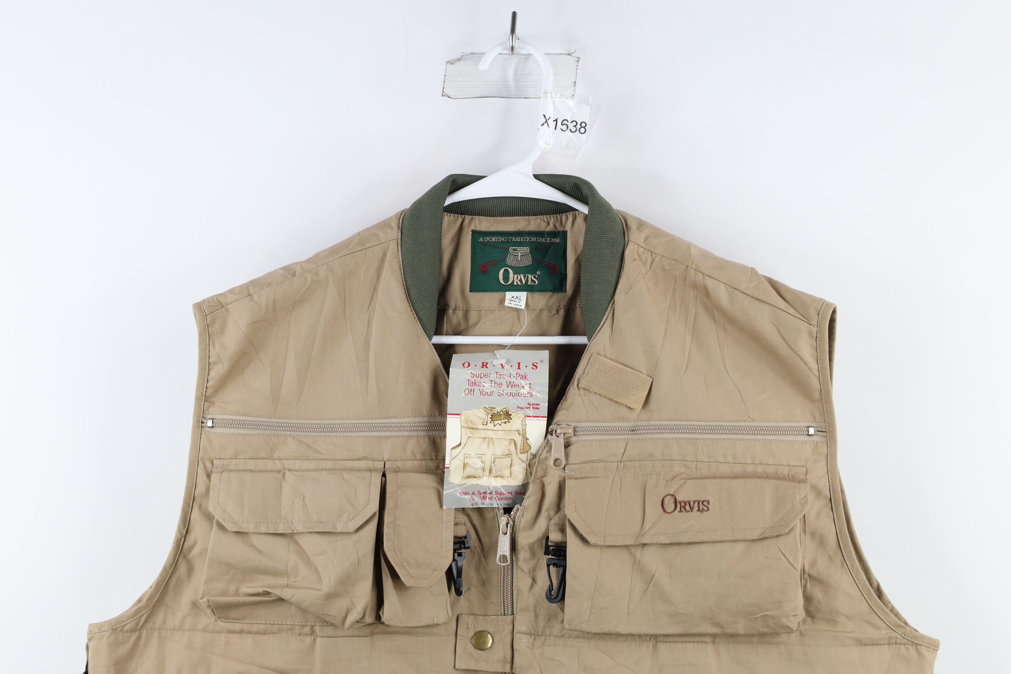Vintage Deadstock Vintage 90s Orvis L Pak Fly Fishing Vest Jacket Size US XXL / EU 58 / 5 - 2 Preview