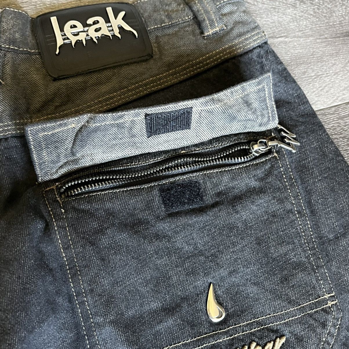 Vintage Vintage 2000s Y2K Leak Wear Baggy Skater Denim Jeans 34x32 Size US 34 / EU 50 - 5 Thumbnail