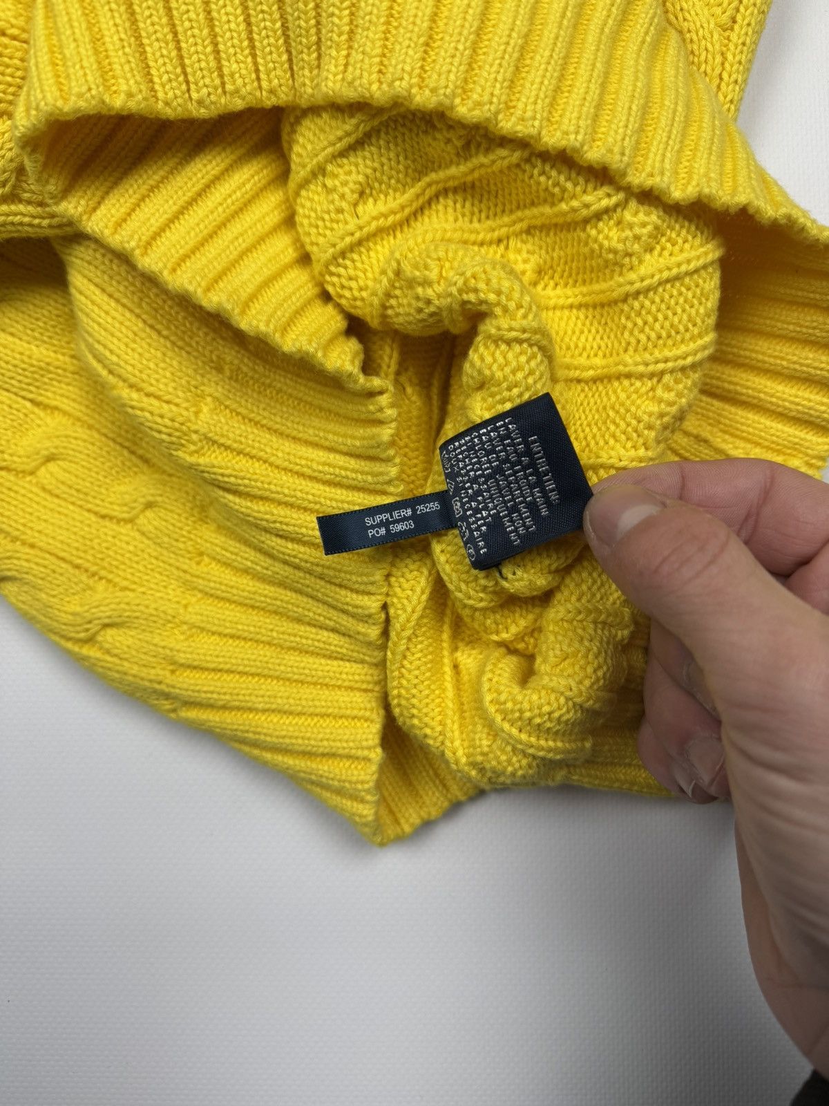 Polo Ralph Lauren Vintage Polo Ralph Lauren Woman Chanky Knit V-neck Sweater Size L / US 10 / IT 46 - 7 Thumbnail