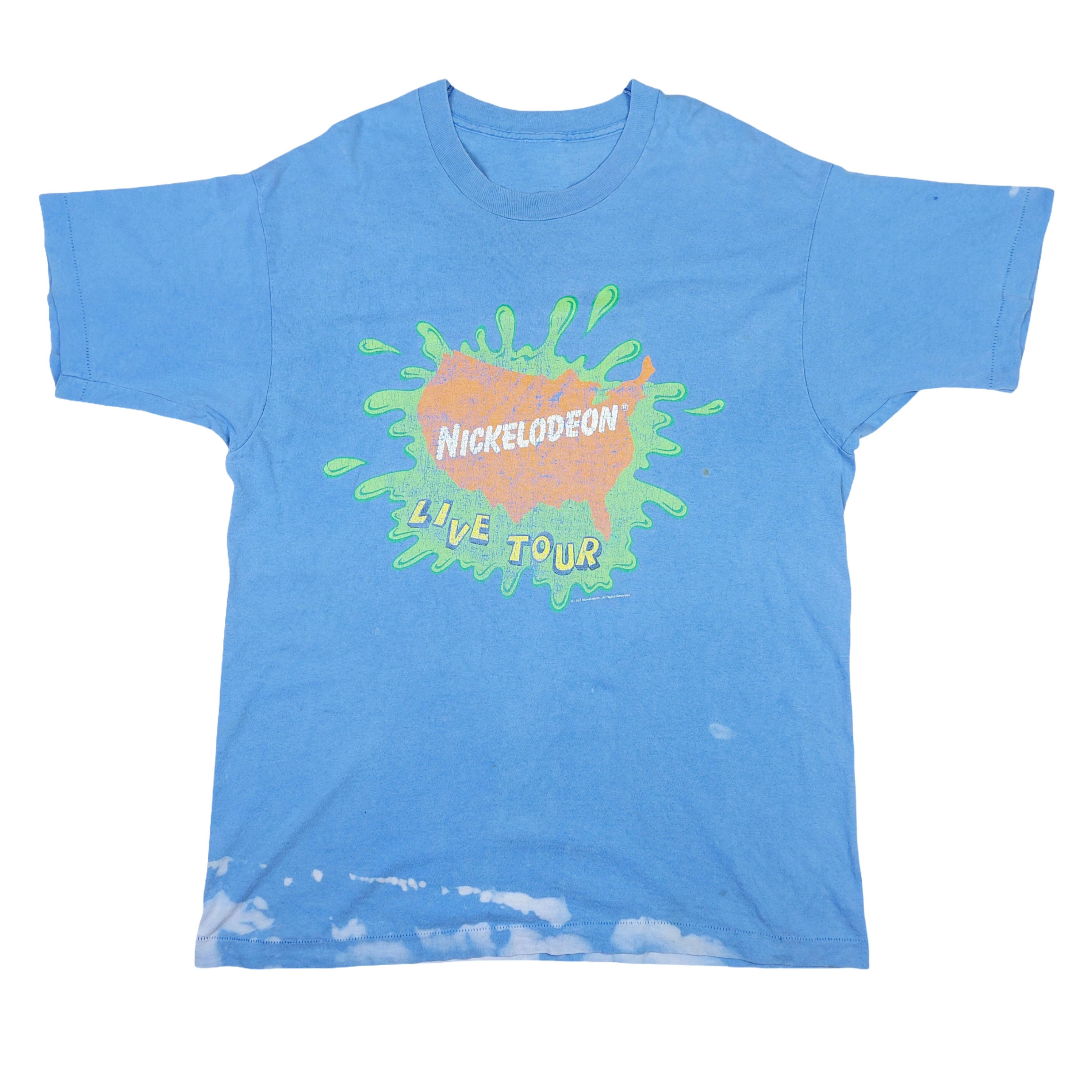 Nickelodeon Vintage 90s 1994 Nickelodeon Live Tour Single-Stitch TEE Size US XL / EU 56 / 4 - 2 Thumbnail