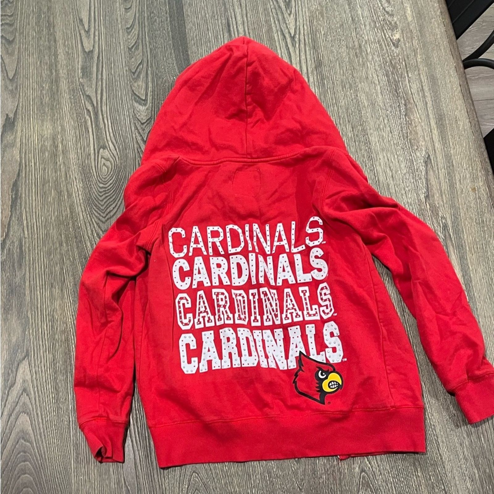 Vintage E5 College Classics Hoodie U Of L Louisville Cardinals Sz S Size S / US 4 / IT 40 - 7 Thumbnail