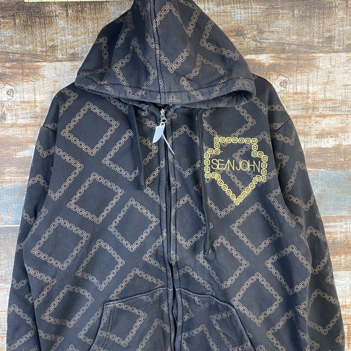 Sean John DL Sean John Black Hoodie sweater rap #C1143 Size US L / EU 52-54 / 3 - 2 Thumbnail