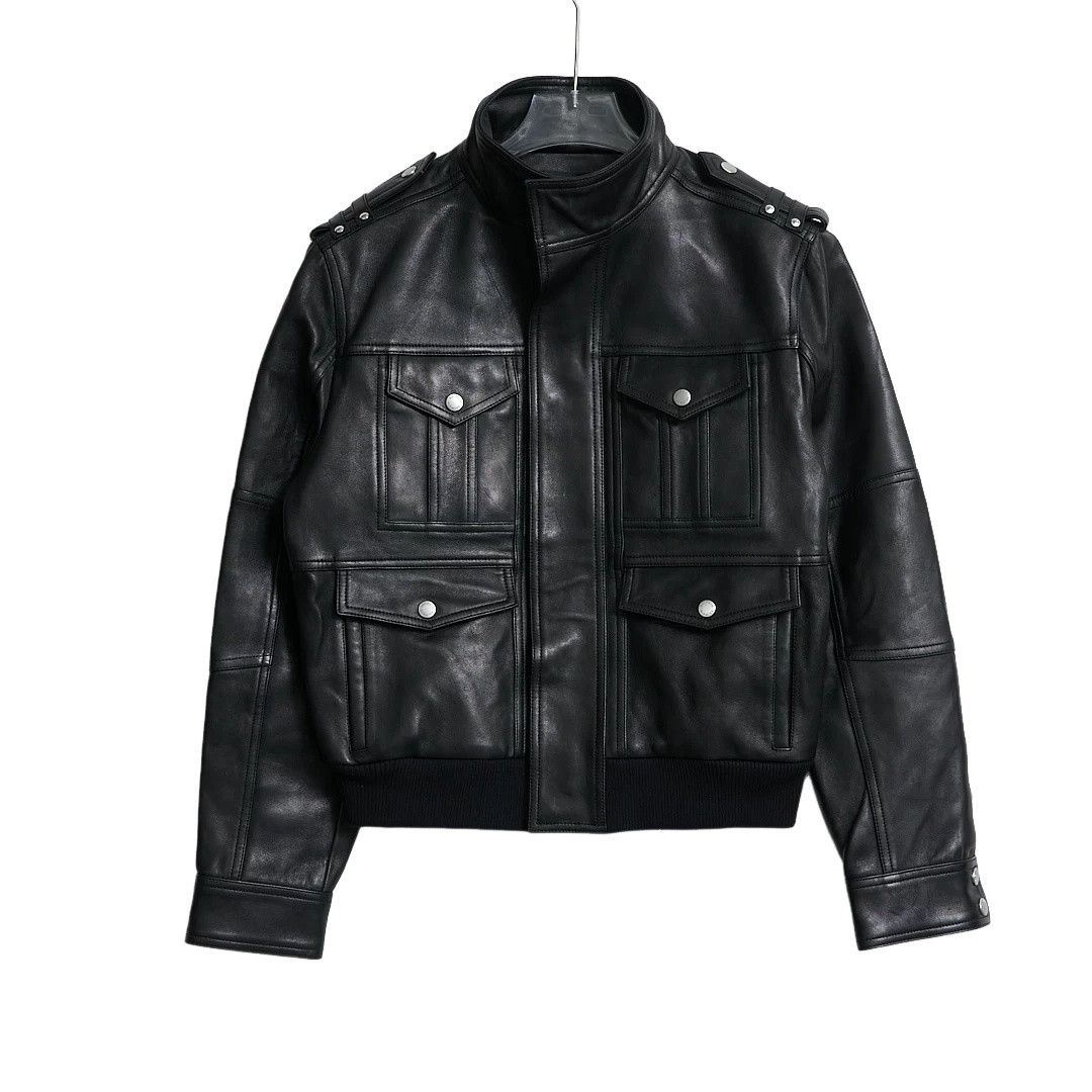 Balmain Balmain x H&M AW15 Double Zip Biker Jacket | Grailed