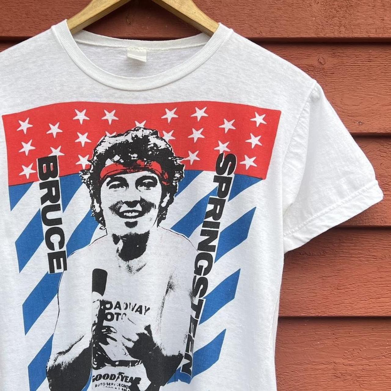 Vintage Vintage 80s Bruce Springsteen Born in the USA T-Shirt Size US S / EU 44-46 / 1 - 3 Thumbnail