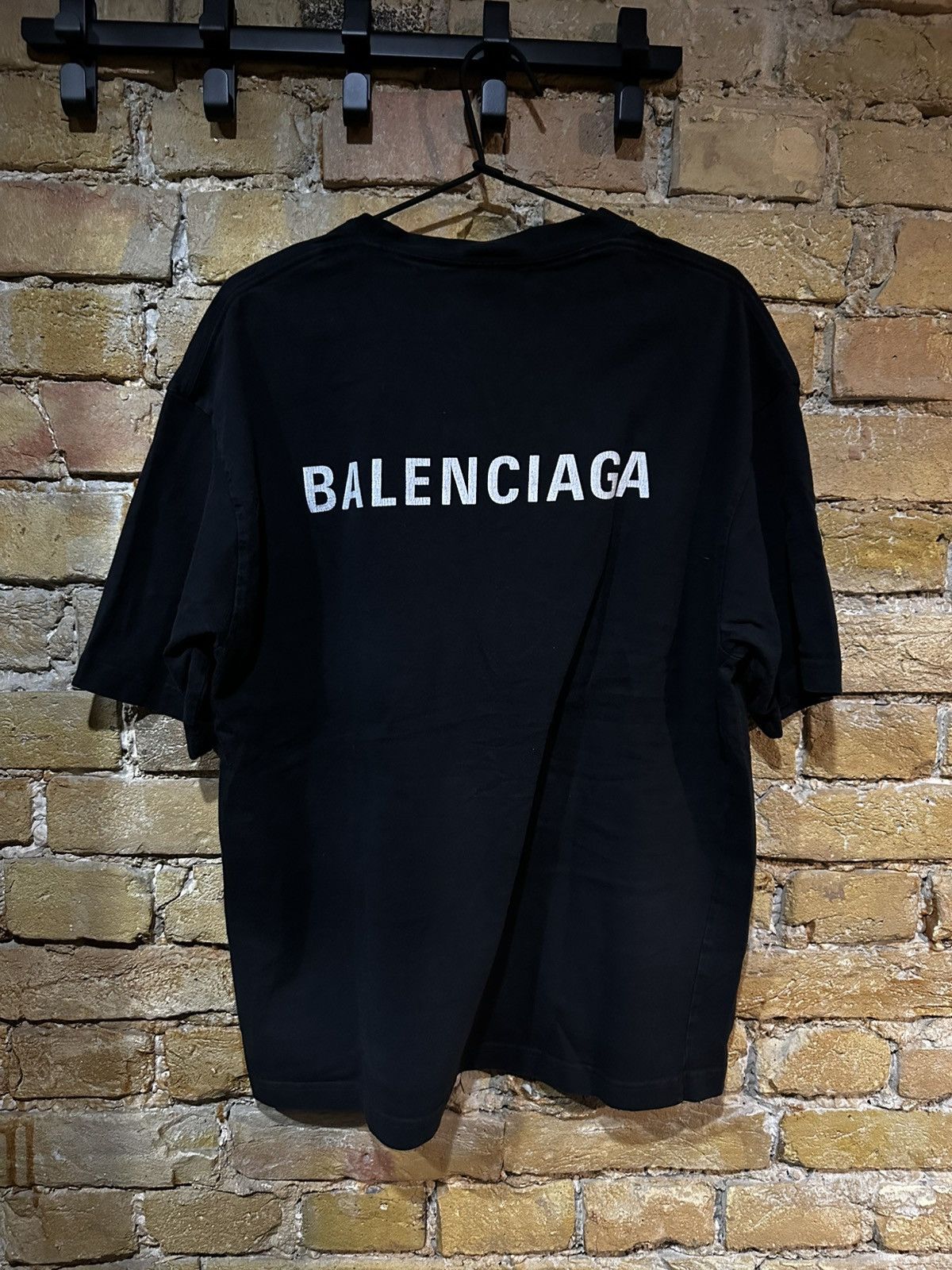 Balenciaga balenciaga backlogo tshirt Size US M / EU 48-50 / 2 - 1 Thumbnail