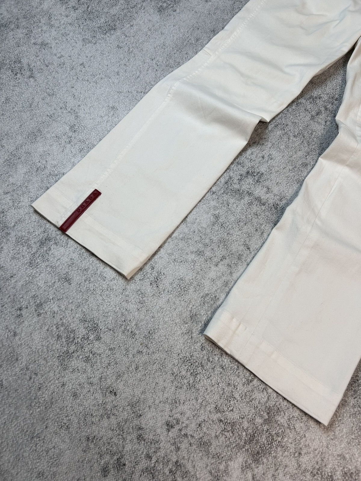 Prada × Vintage Luxury Prada White Stretch Jeans Denim Size 40" / US 18 - 2 Thumbnail