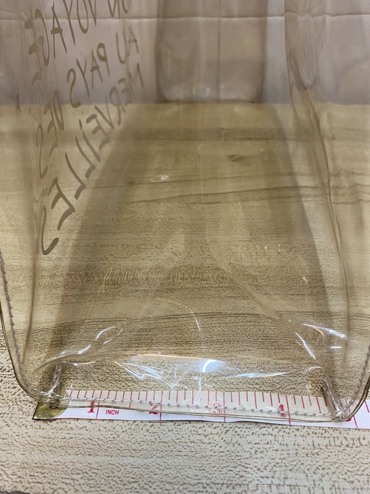 Designer × Hermes × Vintage HERMES Vinyl Kelly Beach Hand Bag Clear vintage 1997 Size ONE SIZE - 11 Thumbnail
