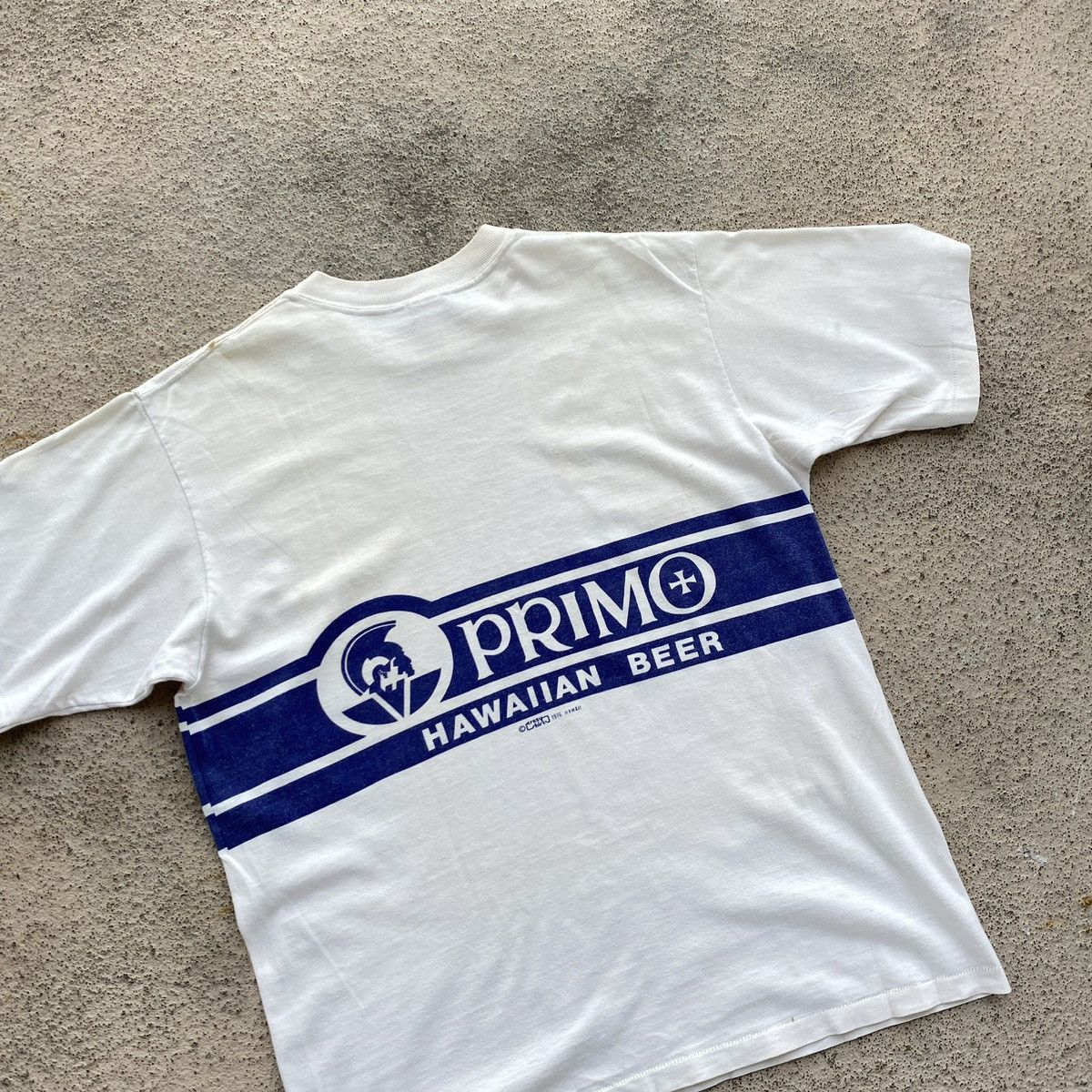 Vintage Vintage 70s Primo Hawaiian Beer t shirt Wraparound Hawaii Size US L / EU 52-54 / 3 - 4 Thumbnail