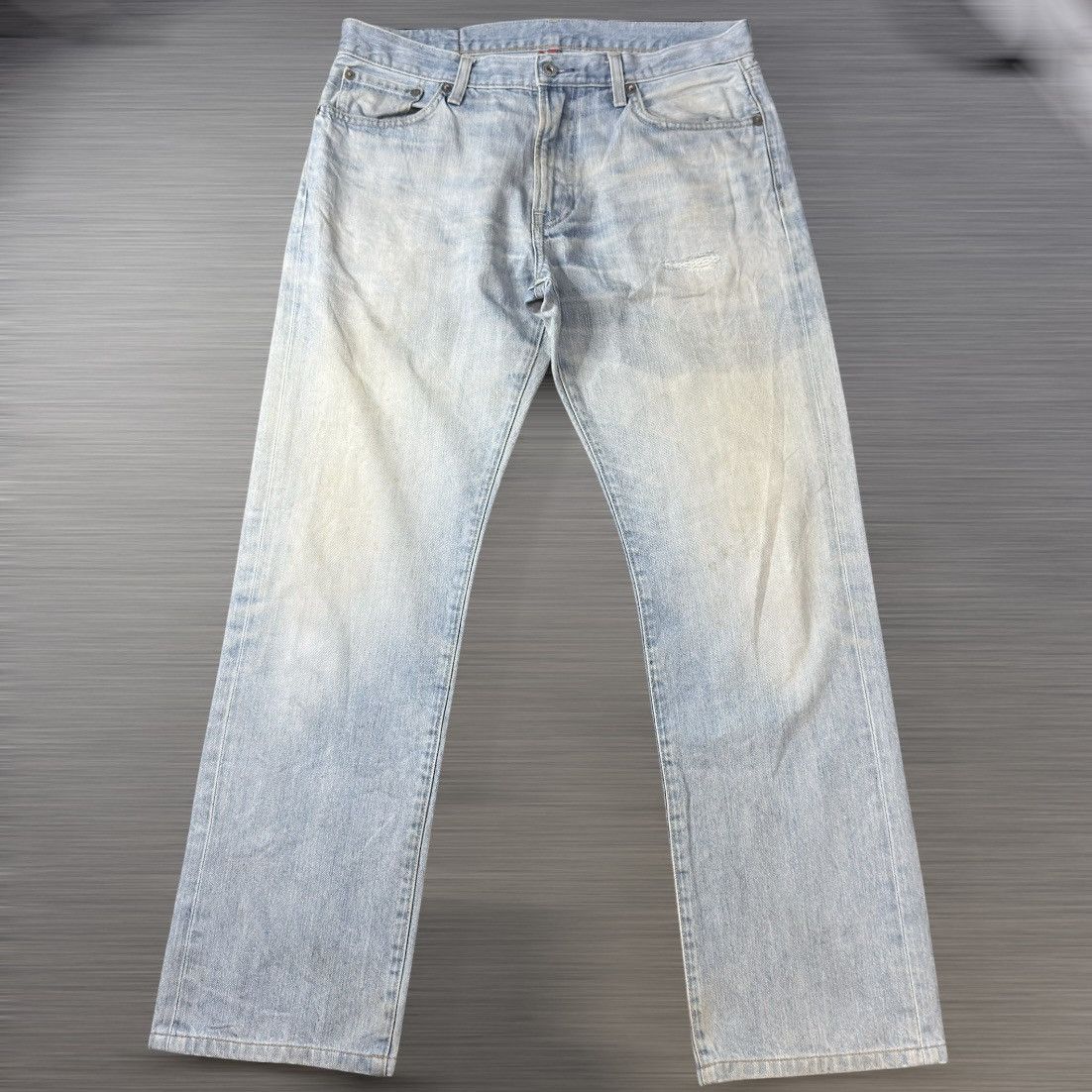 Undercover Archives Japanese Denim Uniqlo UJ S002 Fade Wideleg Denim Size US 33 - 1 Thumbnail