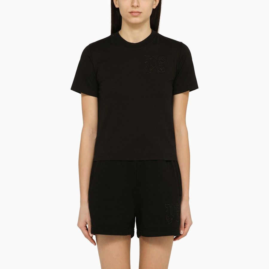 Palm Angels o1d2blof0924 Crew-neck Jumper In Black Size S / US 4 / IT 40 - 1 Thumbnail
