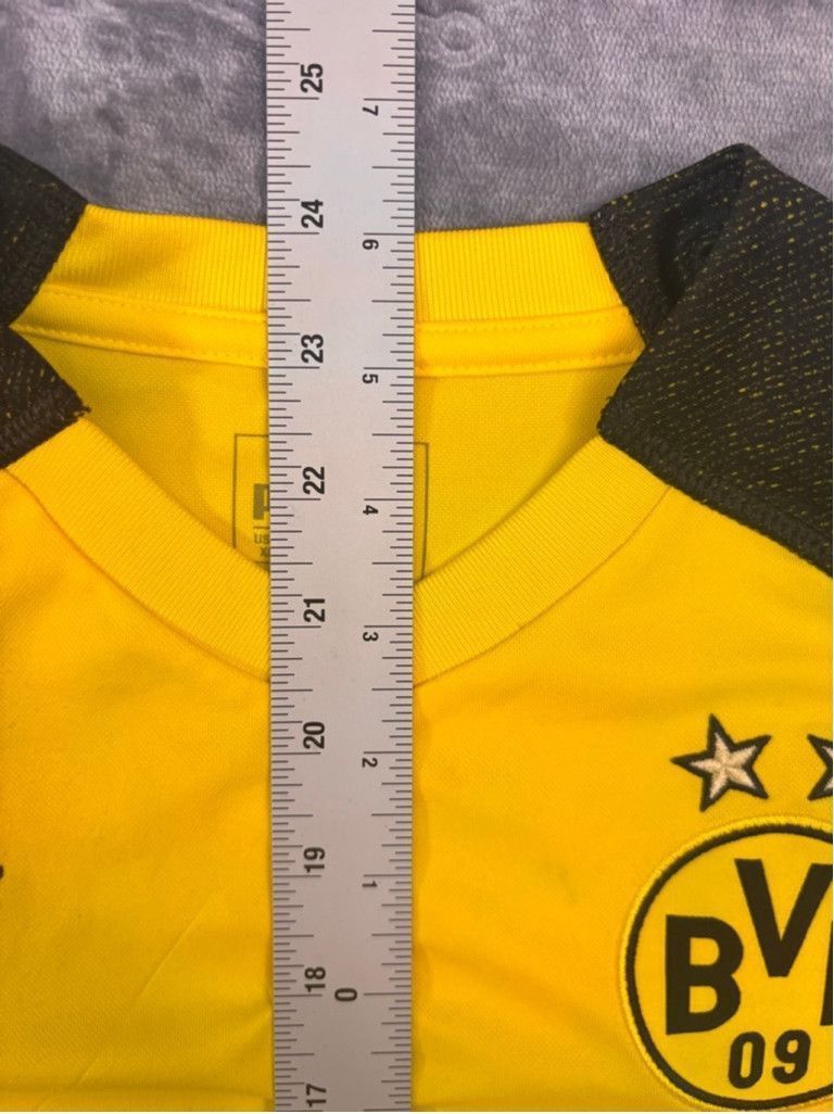Puma Men's Puma BVB Borussia Dortmund Jersey XL Yellow Soccer Size US XL / EU 56 / 4 - 5 Thumbnail