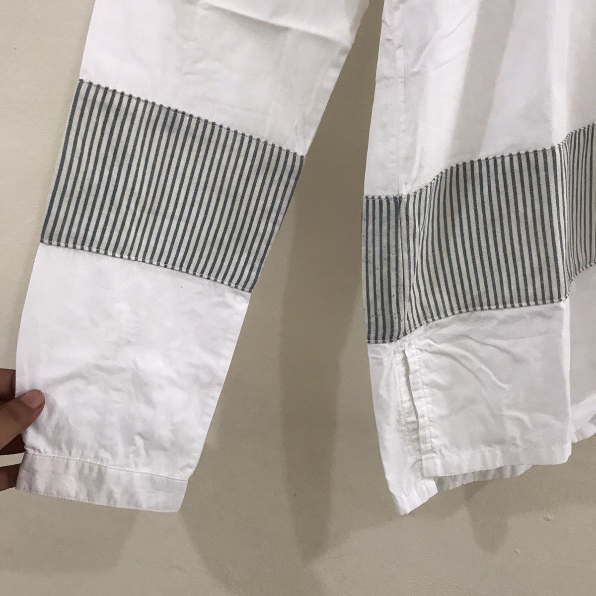Visvim Visvim Collarless Stripe Trimmed Cotton Size US M / EU 48-50 / 2 - 4 Thumbnail