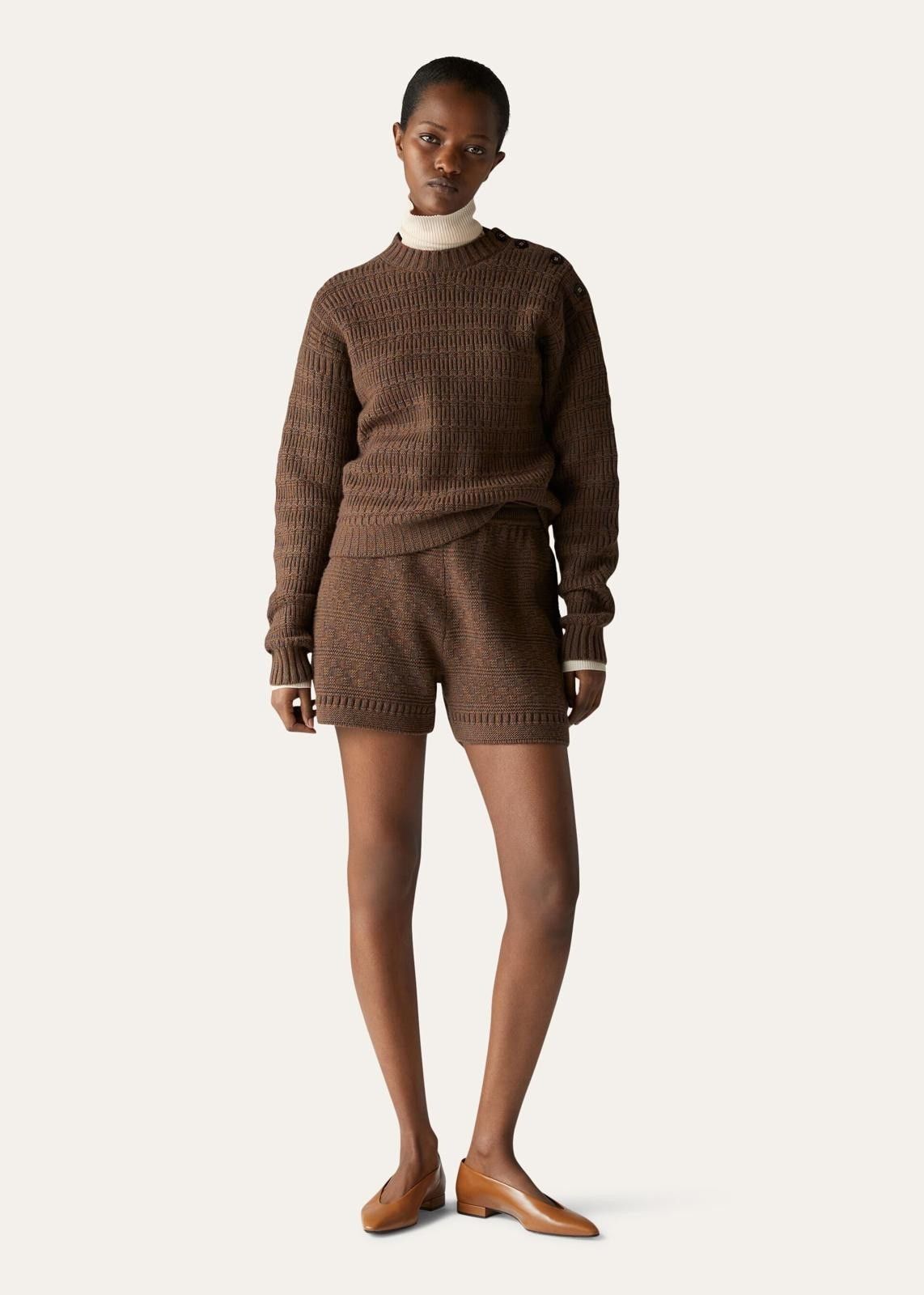 Loro Piana o1srvl11e0824 New Plymouth Shorts in Brown Size 27" / US 4 / IT 40 - 2 Thumbnail