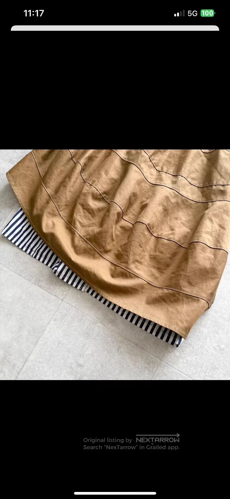Comme des Garcons Comme Des Garcons size M Long Skirt Size 23" - 3 Thumbnail