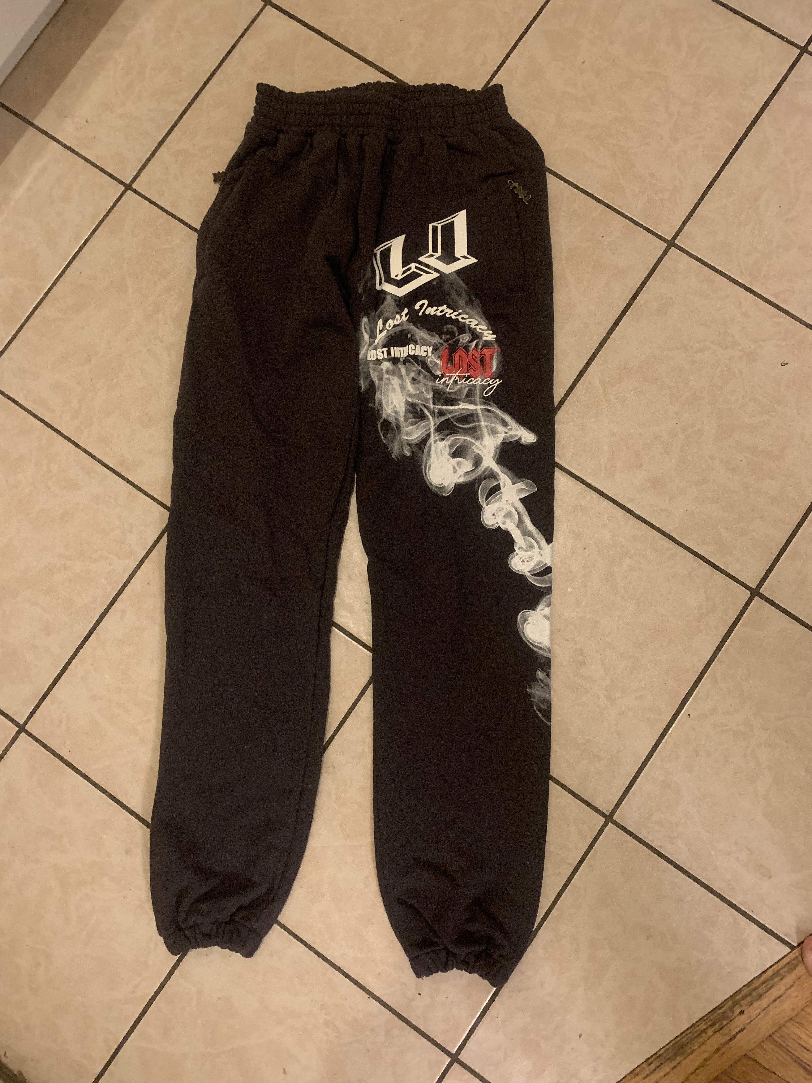 LOST INTRICACY Lost Intricacy Smoke Sweatpants Size US 32 / EU 48 - 1 Thumbnail
