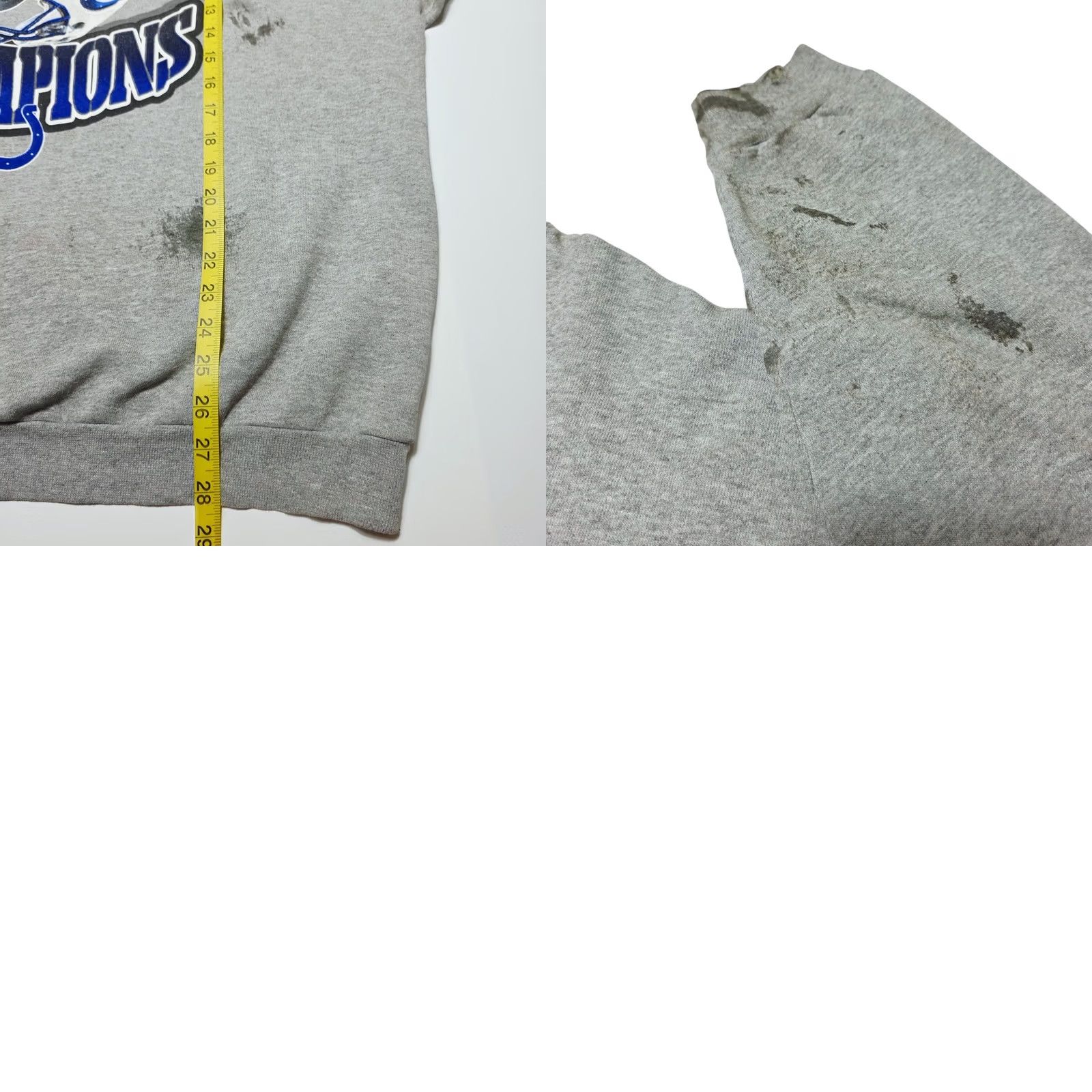 Logo Athletic VINTAGE Logo Athletic Colts Sweatshirt XL 1999 AFC East Champions Gray 90s Mens Size US XL / EU 56 / 4 - 8 Thumbnail