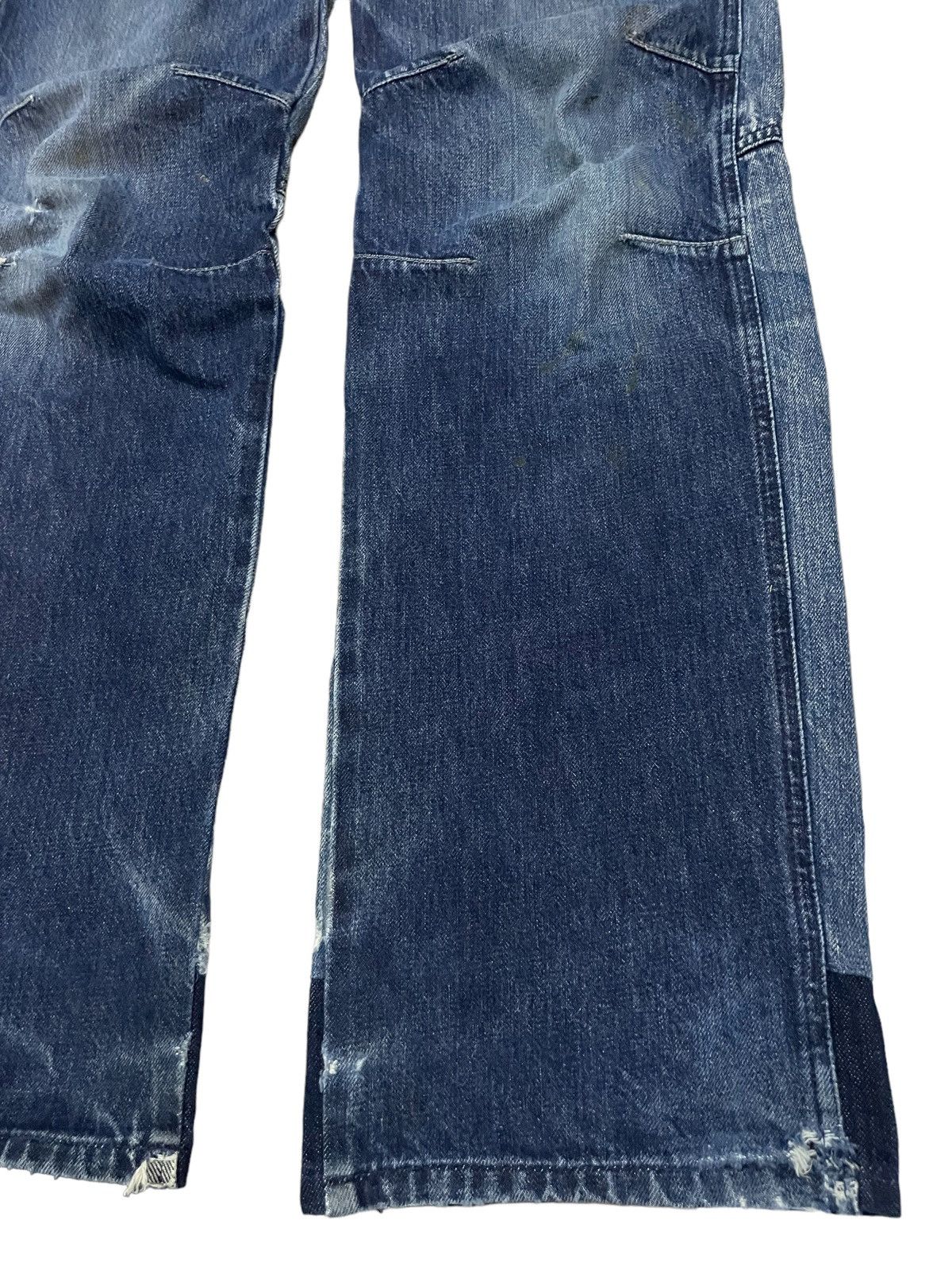 G-Star Vintage G-Star Two Tone Avant Garde Style Loose Baggy Jeans Size US 31 - 6 Thumbnail