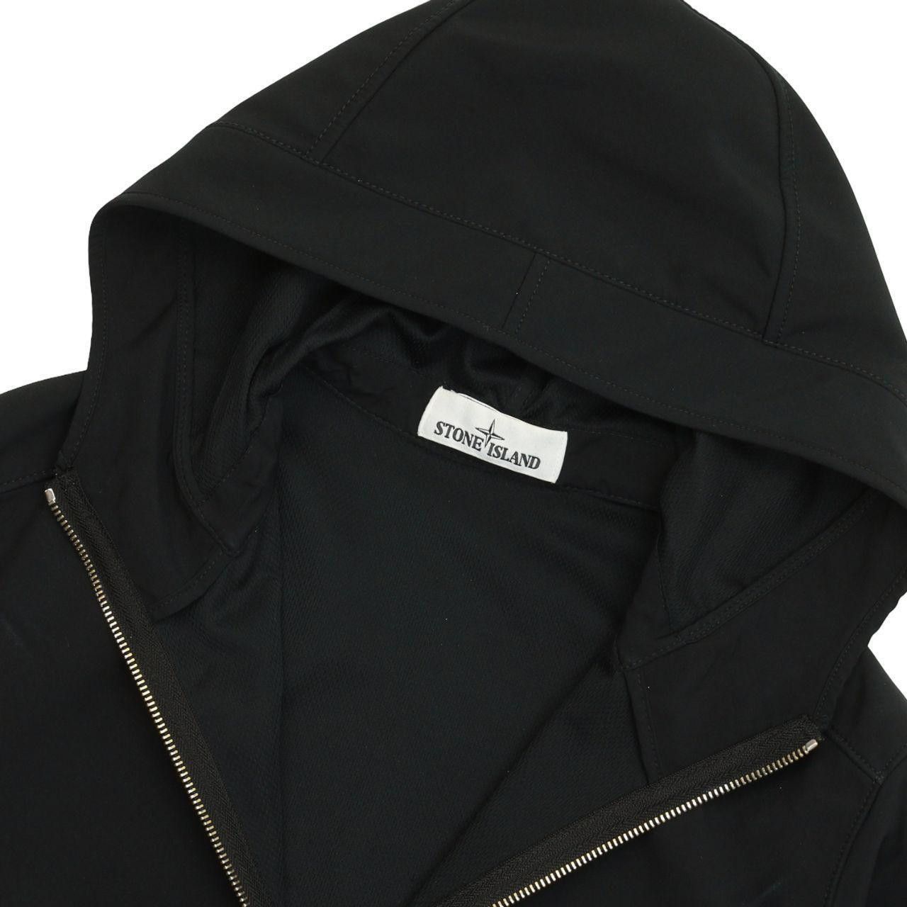 Stone Island S/S 20 Light Soft Shell-R Jacket in Black, Men's — image 4 of 6