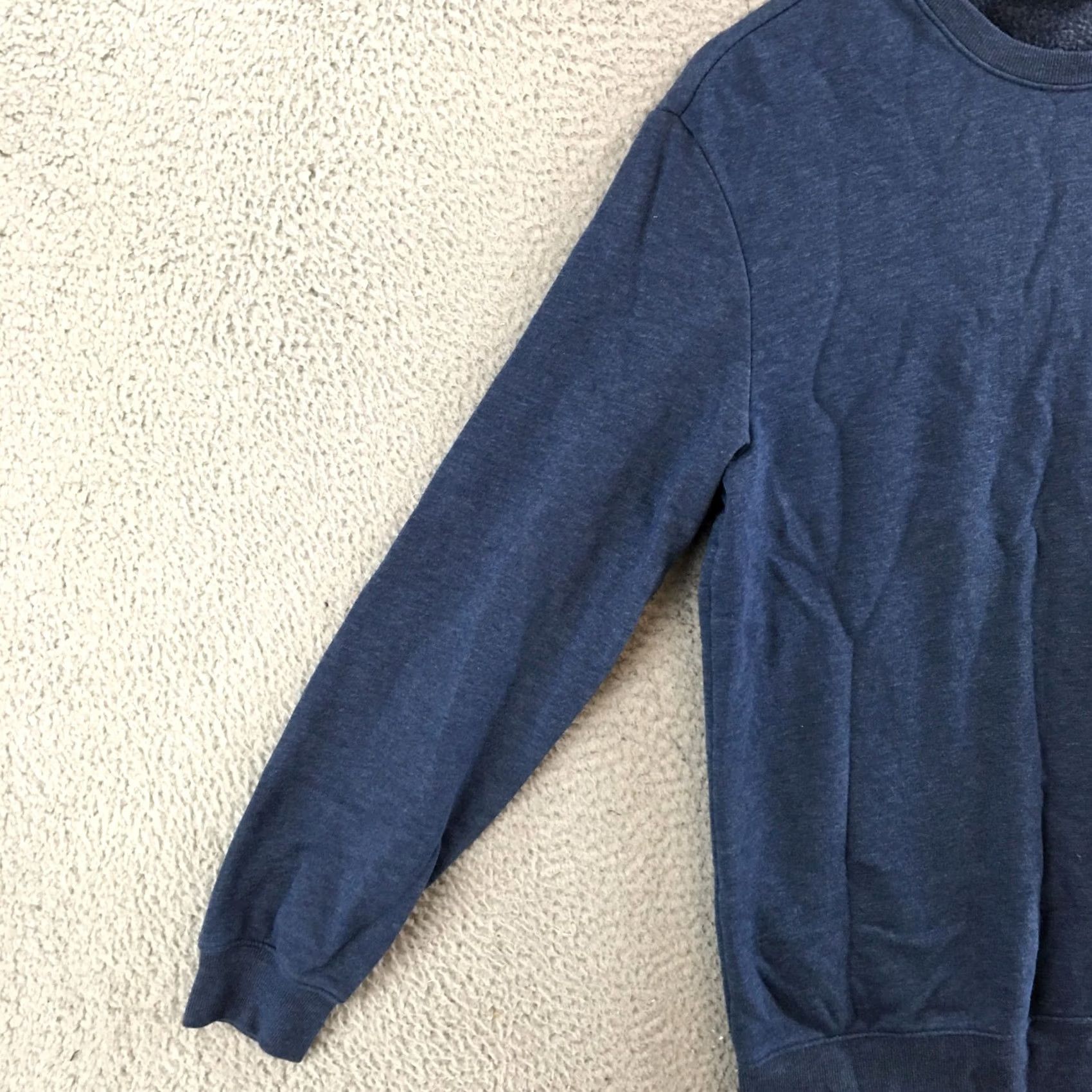 H&M H&M Relaxed Fit Sweatshirt Mens M Blue Long Sleeve Crew Neck Pullover Shirt Size US M / EU 48-50 / 2 - 4 Thumbnail