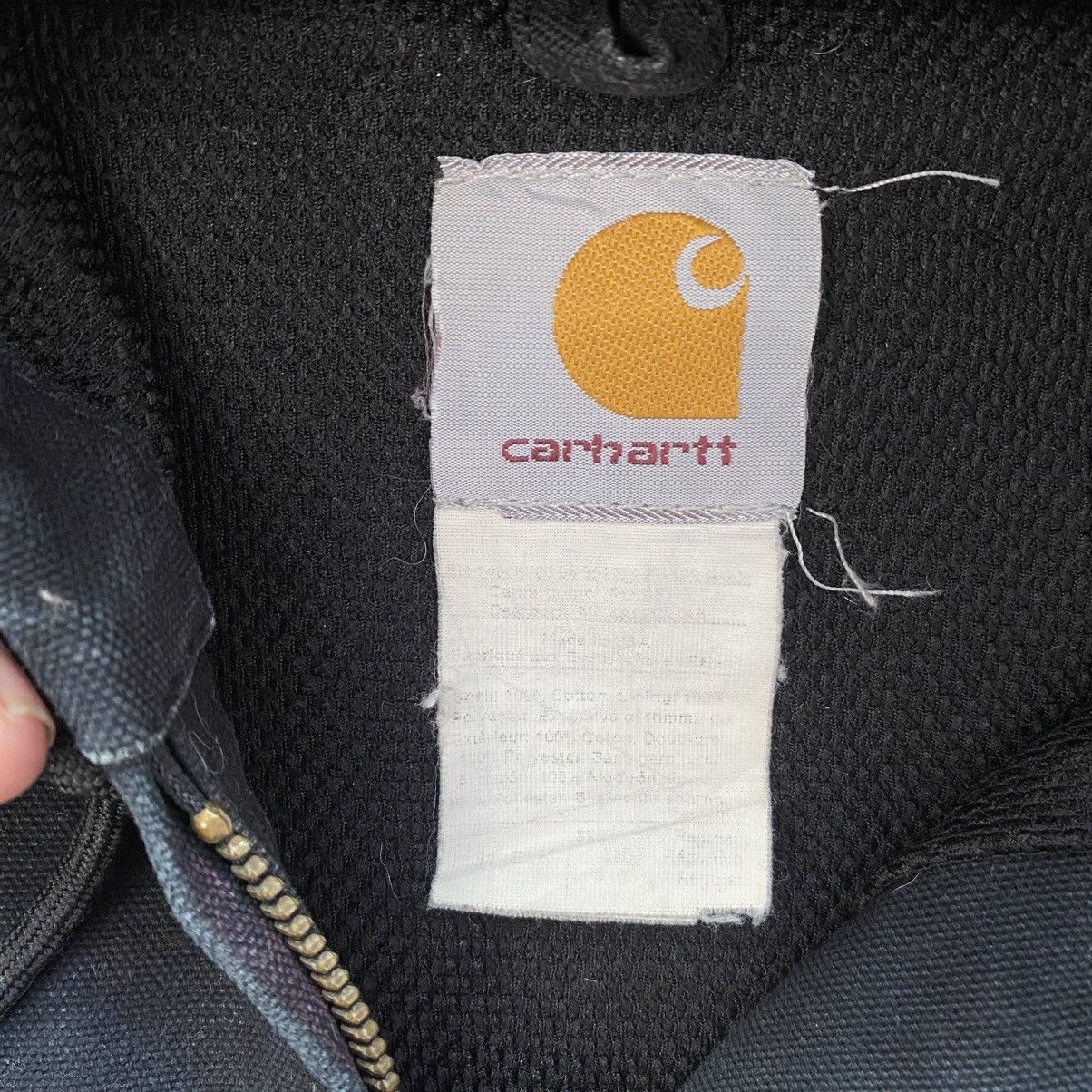 Carhartt Vintage Carhartt Black Active Hooded Jacket Size US XXL / EU 58 / 5 - 4 Thumbnail